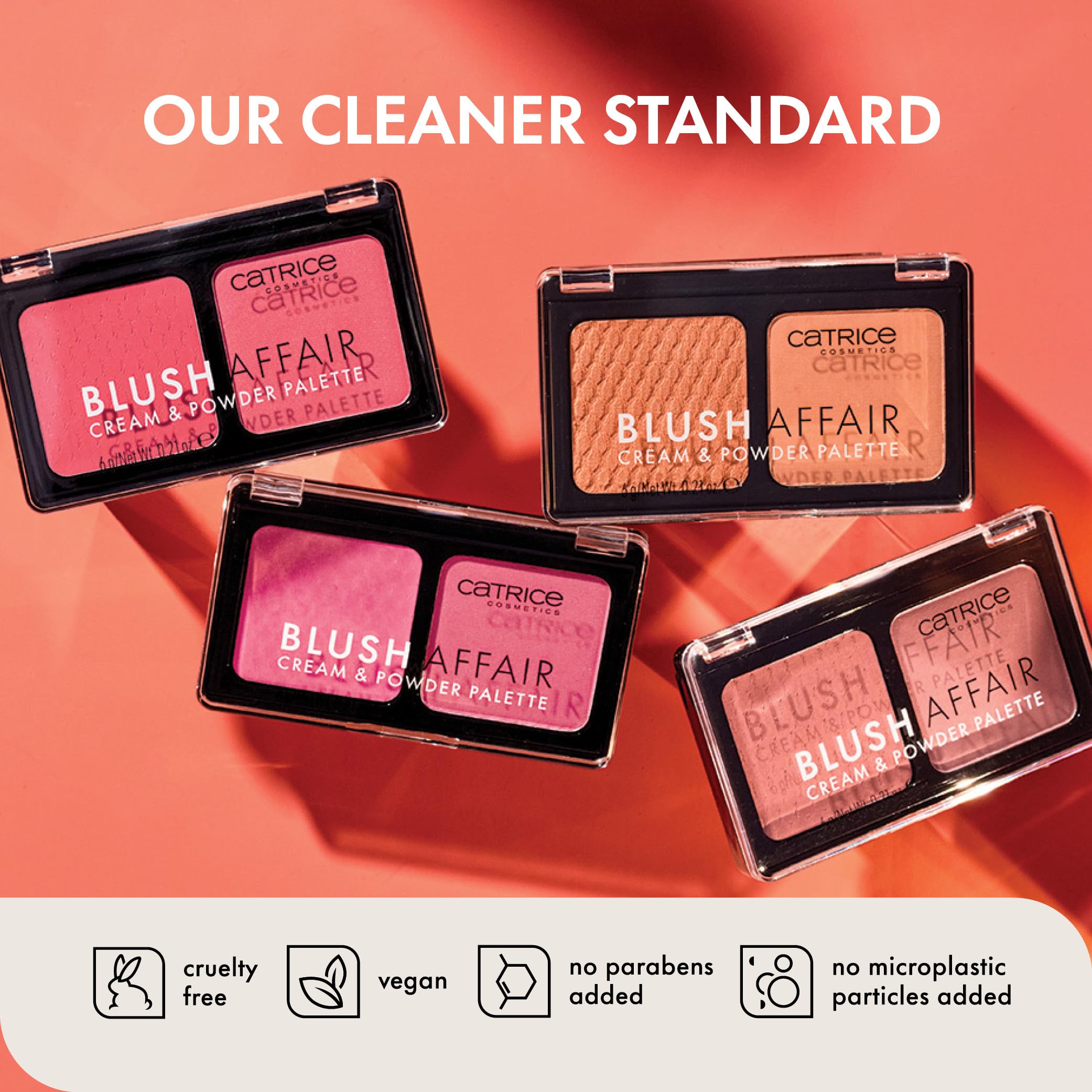 Catrice | Blush Affair Cream & Powder Palette | Highly Pigmented Radiant Cream & Soft Matte Powder | Vegan & Cruelty Free (010 Stunning Strawberry)