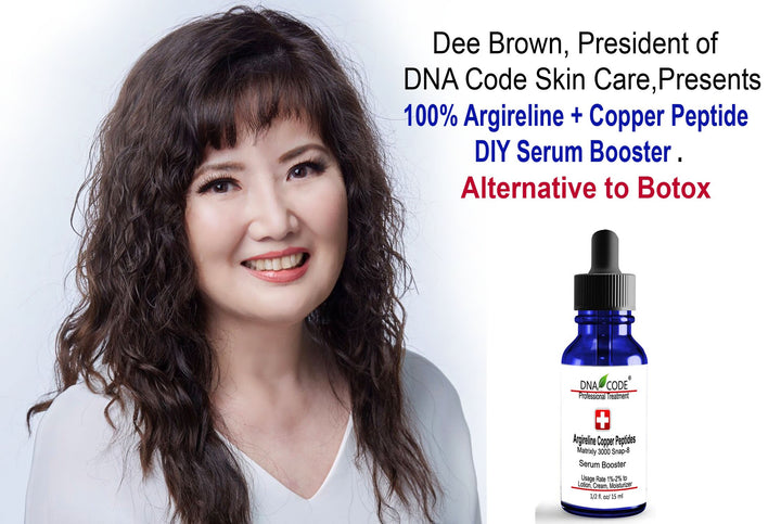 DNA Code-No Needle Alternative-Argireline Copper Peptide Wrinkle Reduce Serum Booster w/Snap-8, Matrixyl 3000
