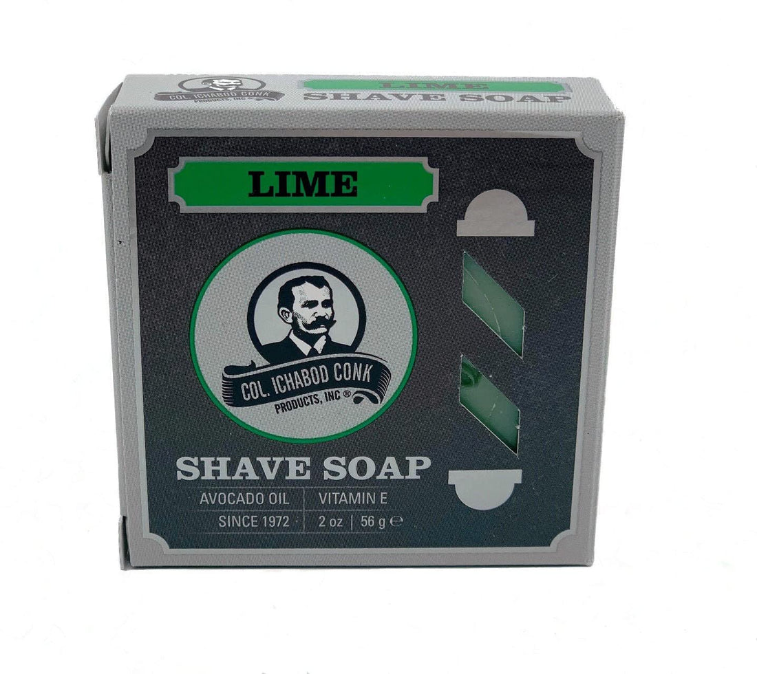 Col. Conk Lime Glycerine Shave Soap 2.25 oz.