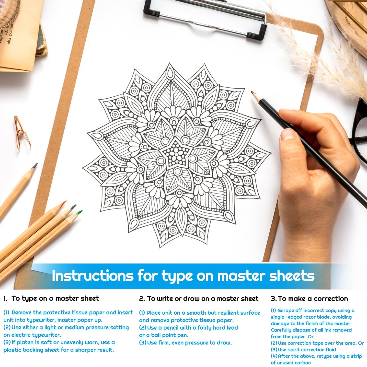 Tattoo Transfer Paper, Cridoz 35 Sheets Stencil Transfer Paper for Tattooing, A4 Size