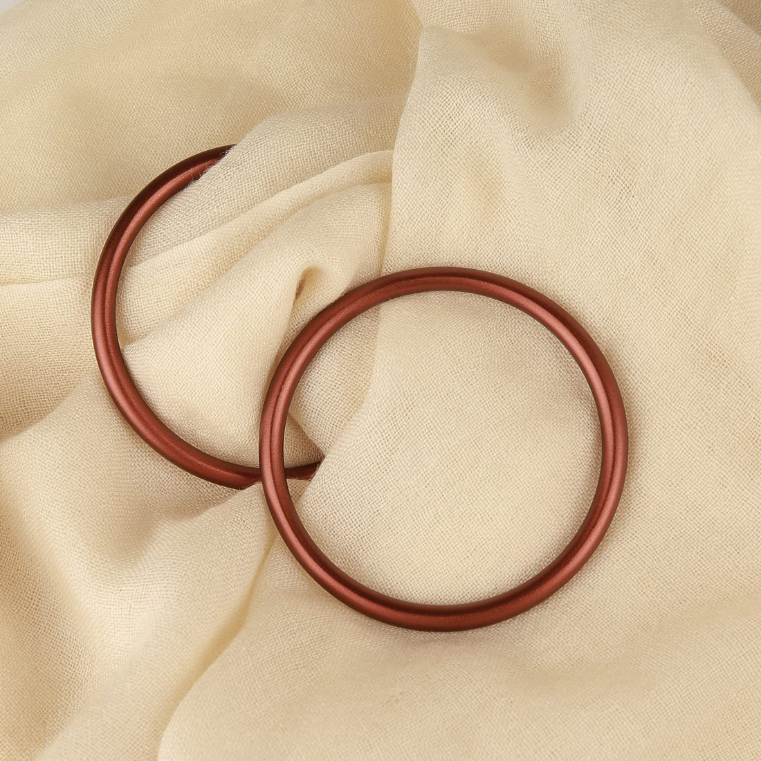 Accmor Aluminum Baby Sling Ring 3 inches for Baby Wrap Carrier - Dark Brown