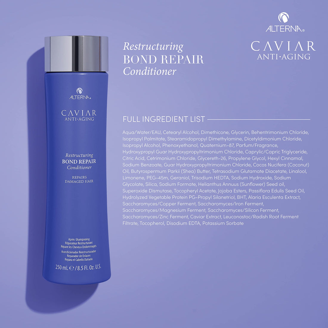 Alterna Caviar Anti-Aging Restructuring Bond Repair Conditioner, 16.5 Fl Oz