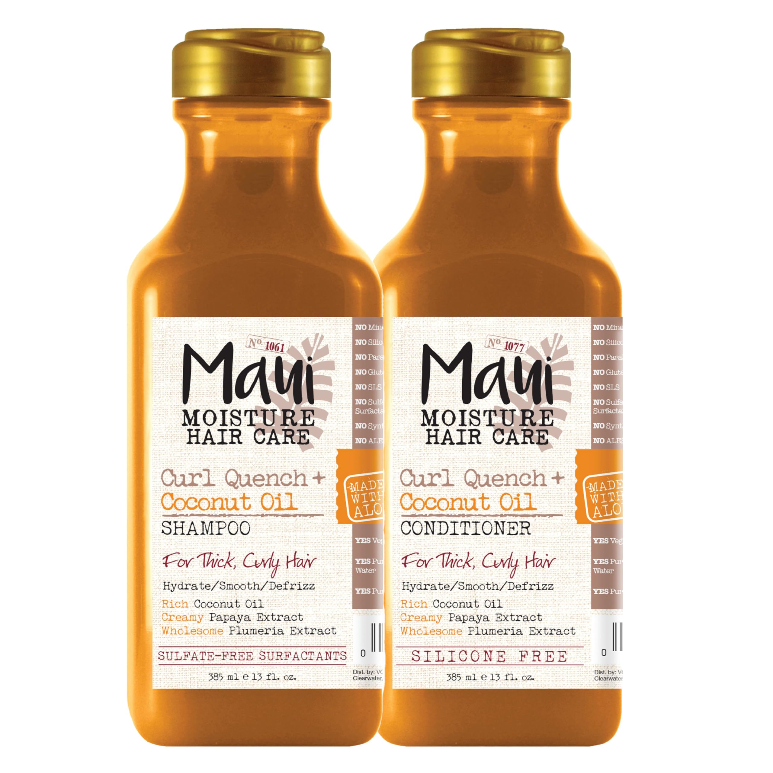 Maui Moisture Curl Quench + Coconut Oil (Shampoo & Conditioner)