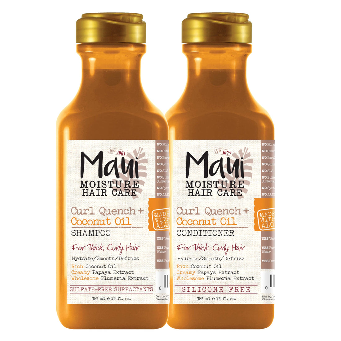 Maui Moisture Curl Quench + Coconut Oil (Shampoo & Conditioner)