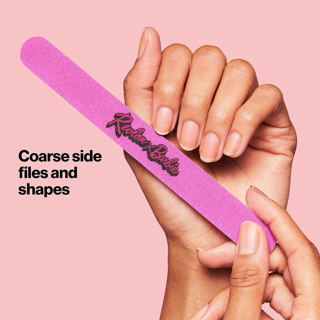 Revlon x Barbie Expert Nail Shapers, Quickly Shape and Smooth Normal to Hard Nails