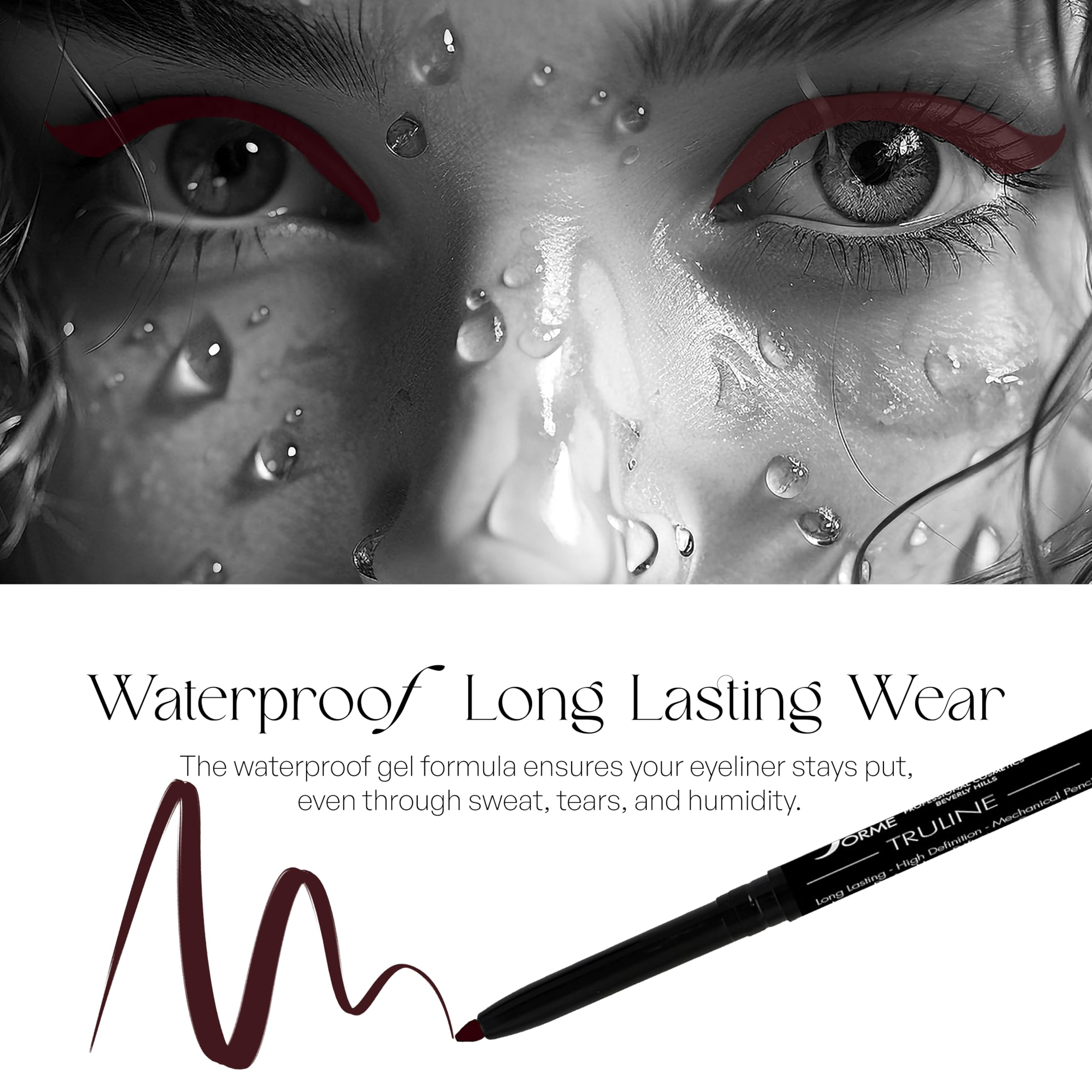 Sorme Cosmetics Truline Mechanical Eyeliner Pencil, Plum, 0.1 Ounce