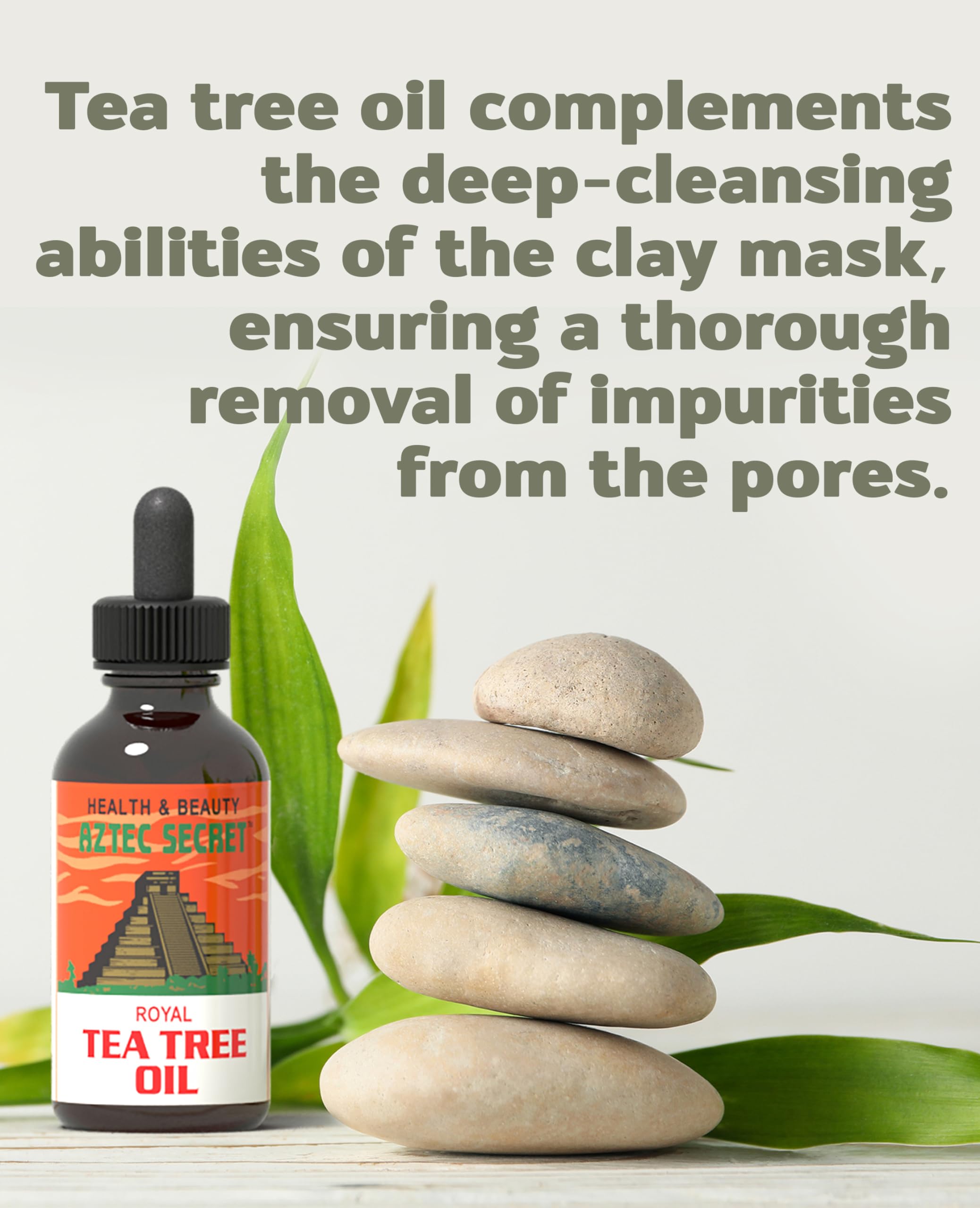 Aztec Secret - Royal Tea Tree Oil - 100% Pure - 4 OZ - Deep Hair & Skin Moistruizer - 1 pack