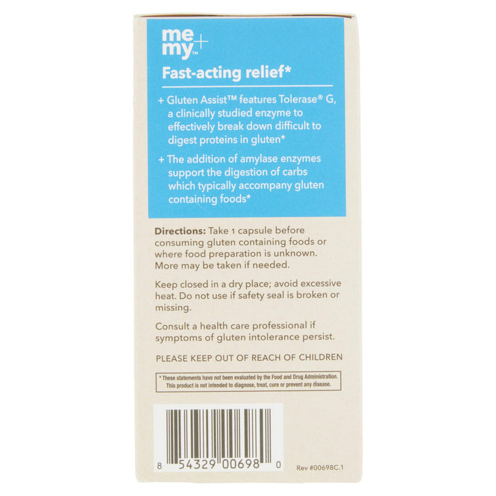 Me + My Gluten Assist Dietary Enzyme Supplement
