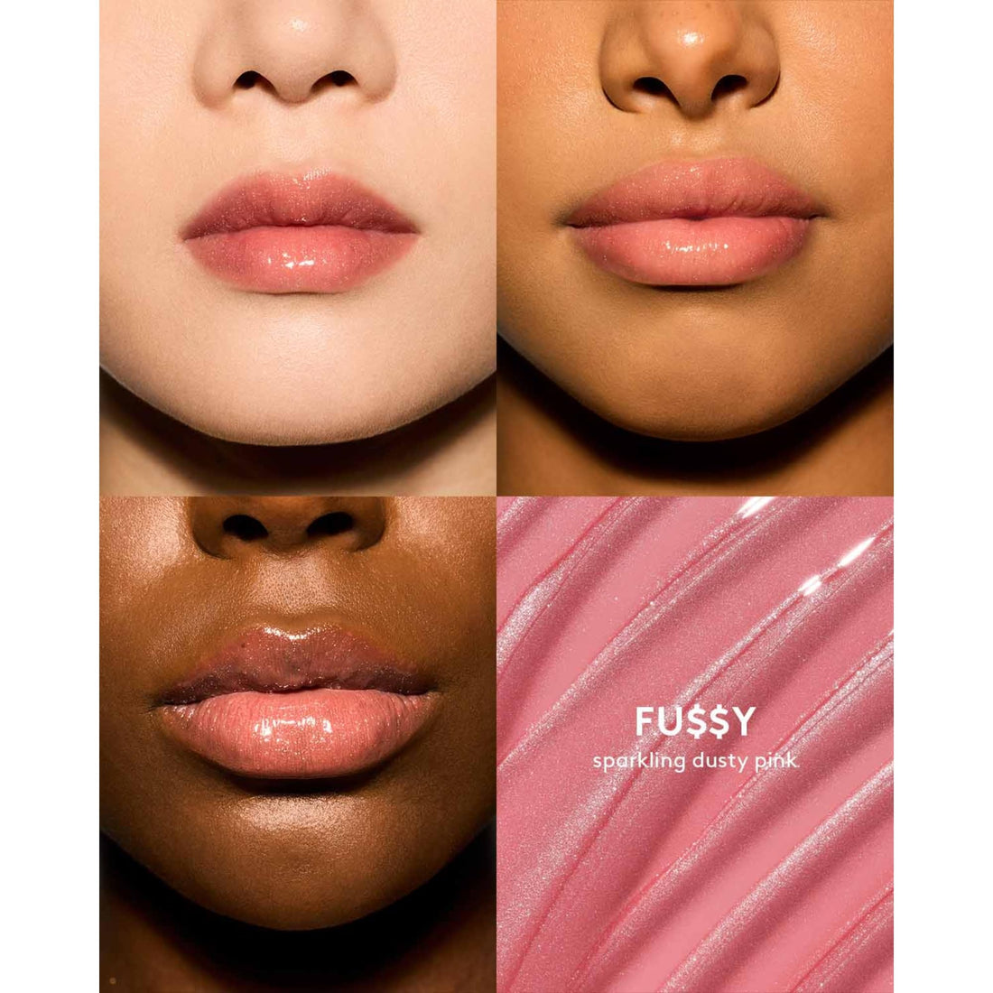 Fenty Beauty Gloss Bomb Luminizing Lip Oil N Gloss - 01 Fussy for Women - 0.3 oz Lip Gloss
