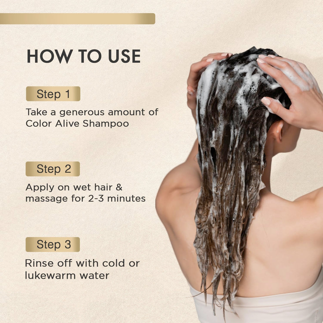 MOEHAIR Color Alive Shampoo | Moisturizing & Hydrating | Shampoo for Color-Treated Hair | Paraben & Sulfate-Free Shampoo | Rich in Safflower Oil & Castor Oil | Controls Frizz (12 Fl. Oz)