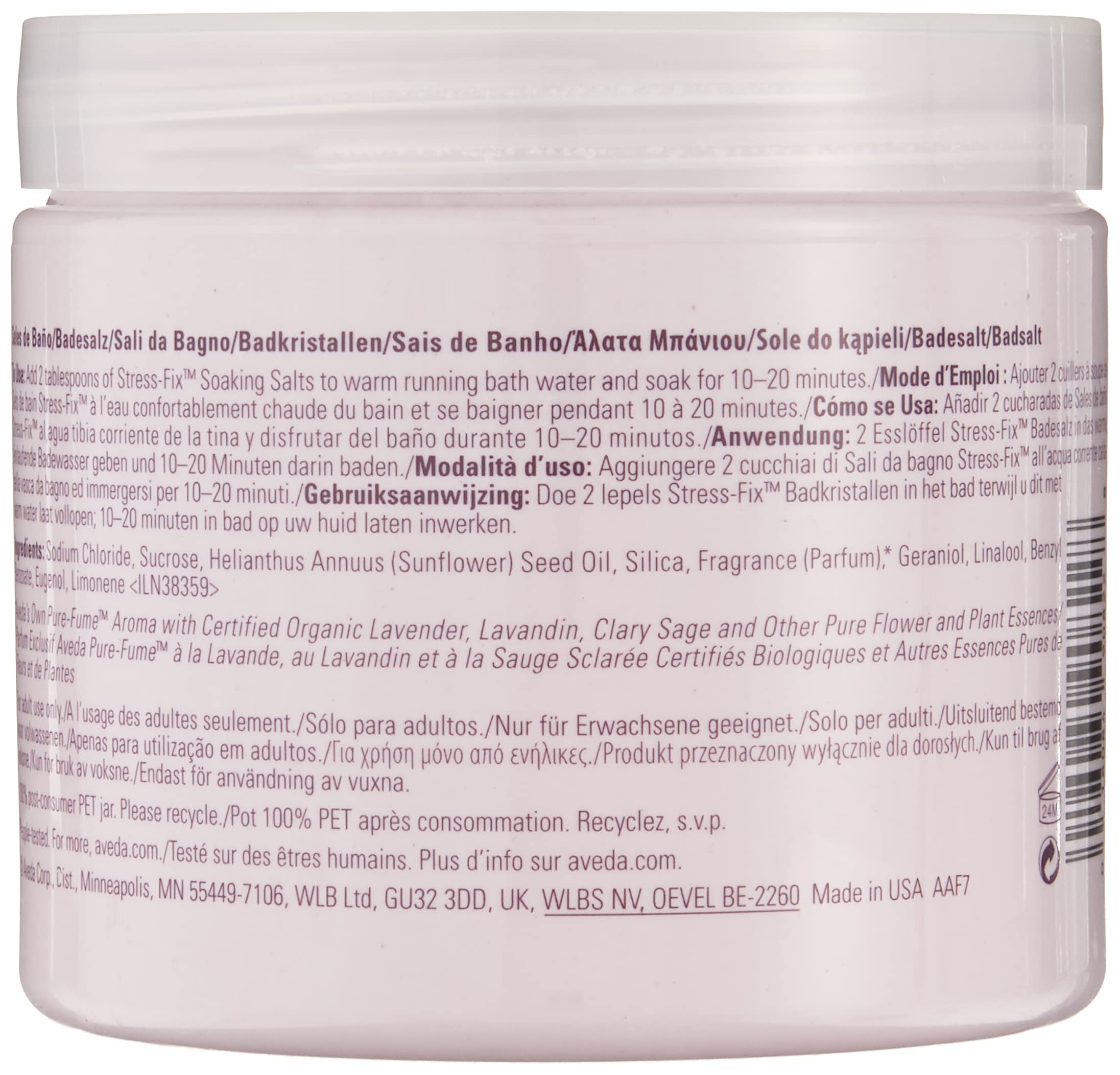 Aveda Stress Fix Soaking Salts 16oz/454 g