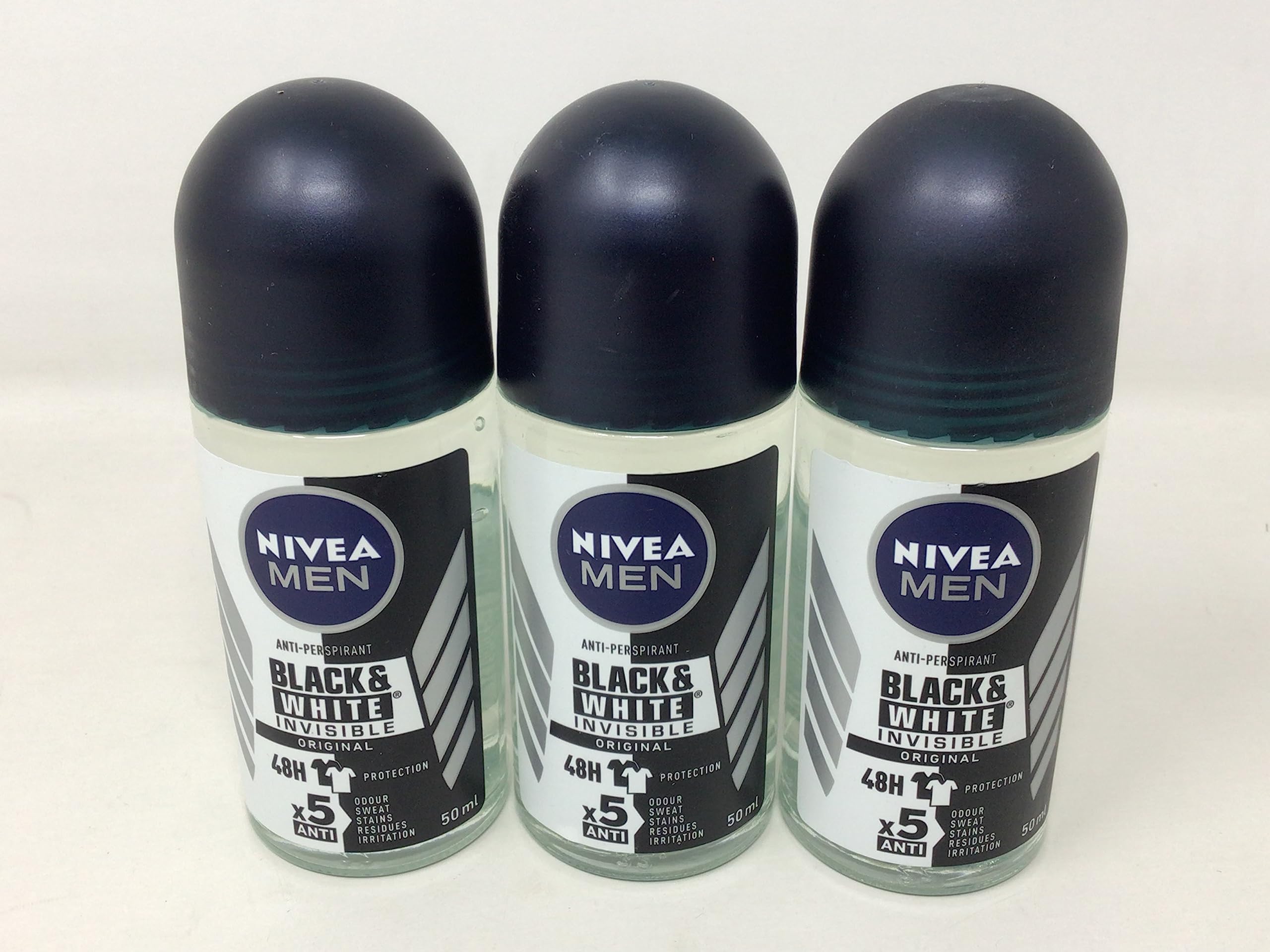 NIVEA MEN Anti-perspirant Deodorant roll no for men 50ml (Dry Impact)
