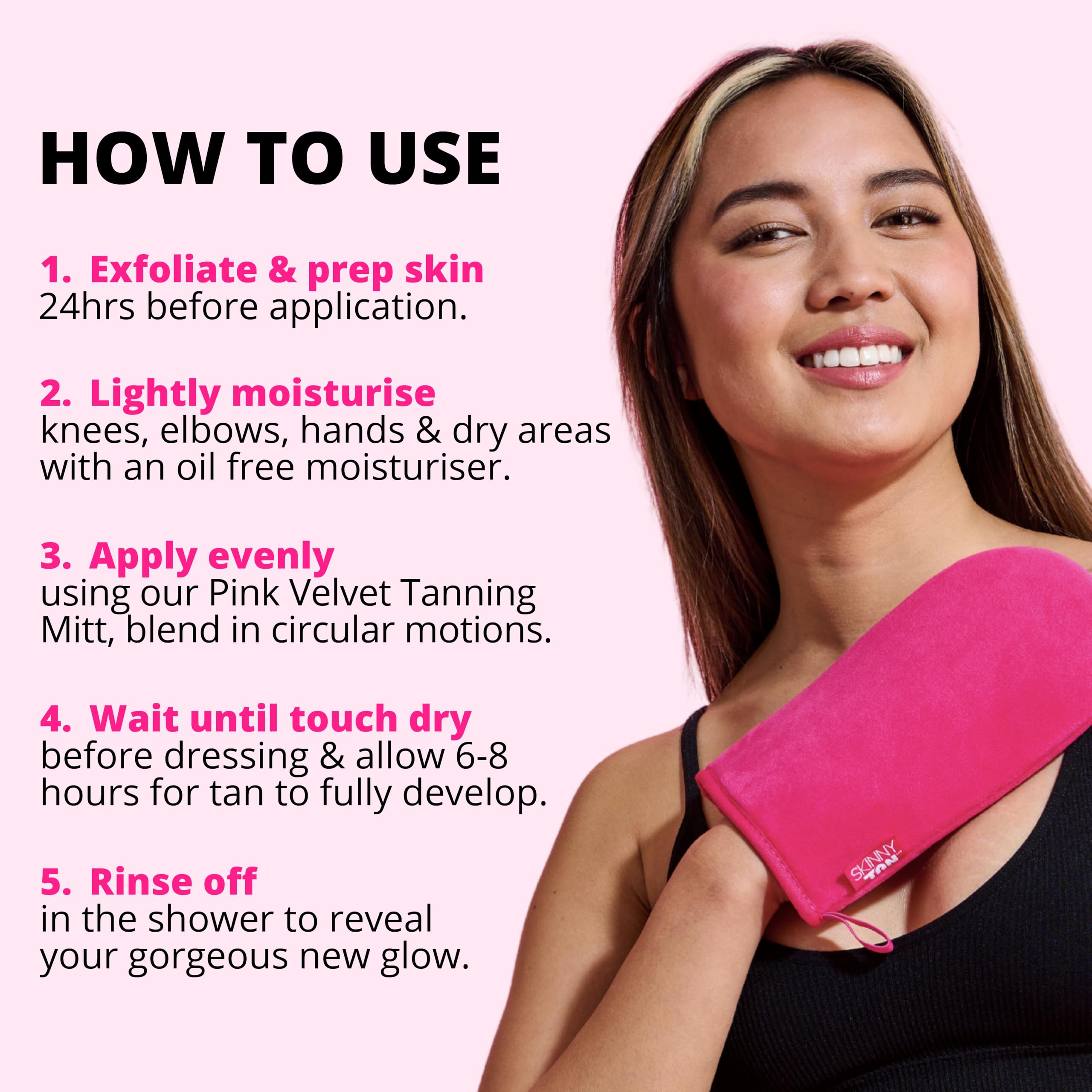 Skinny Tan Mousse - No Orange, No Streak, Cellulite Reduction Lotion All Skin Types