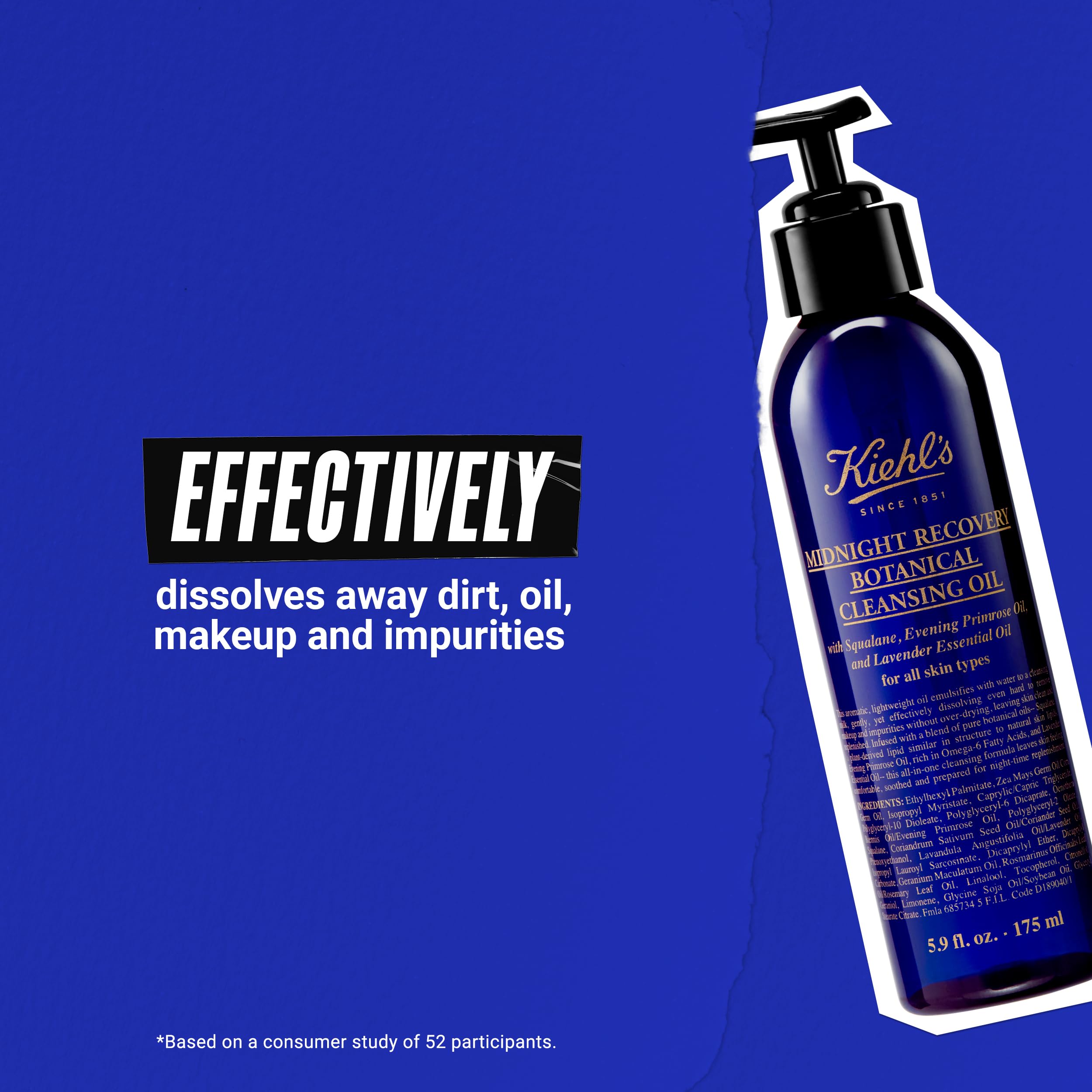 Kiehl'S Midnight Recovery Botanical Cleansing Oil - For All Skin Types ( 216911 )