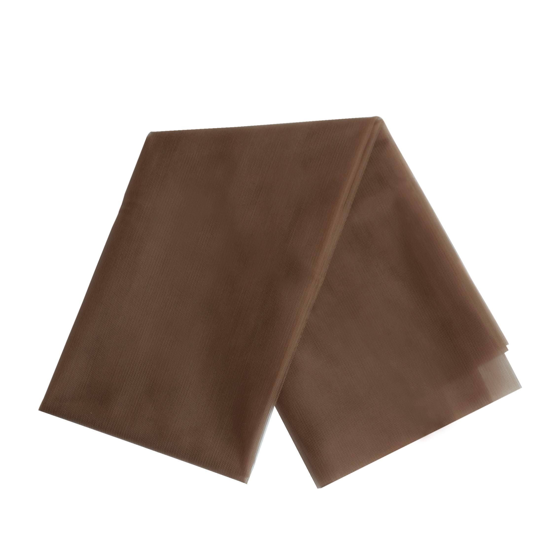 1/4 yard Swiss Lace Net for Making Lace Wig Caps or Lace Closure Foundation Caps Wig Accessories (Dark Brown)