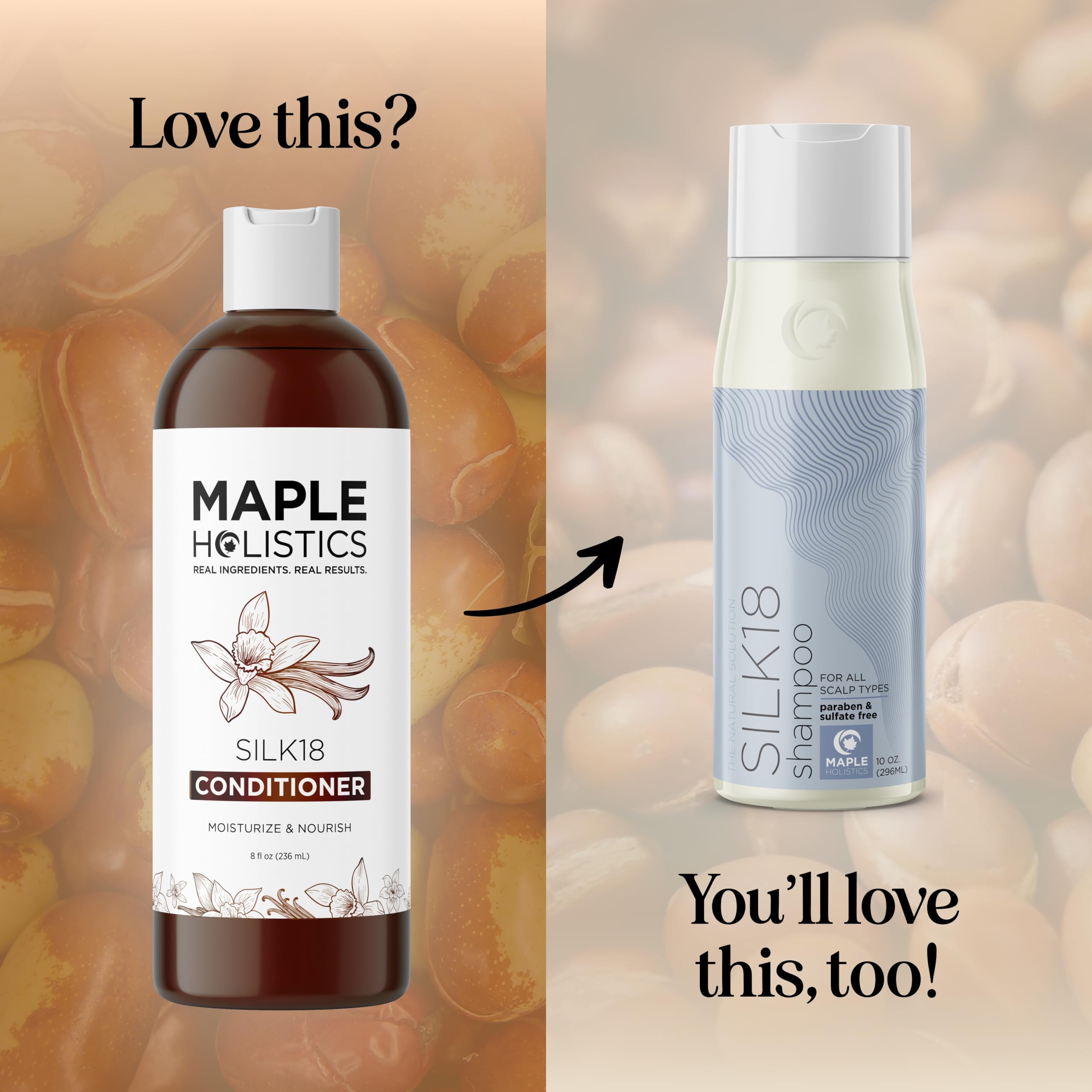 Maple Holistics Silk18 Sulfate-free Natural Conditioner for Dry and Damaged Hair