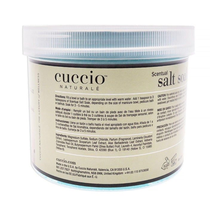Cuccio Salt Soak, Sea Kelp and Tea Tree, 29 Ounce
