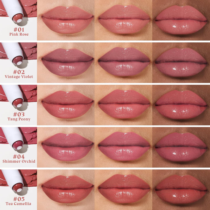 bayfree Tinted Lip Balm Plumper, Glossy, Pump Lips, Lightweight, Moisturize & Tint with Jojoba Seed Oil, Vegan Lip Balm Lip Care Present, Garden