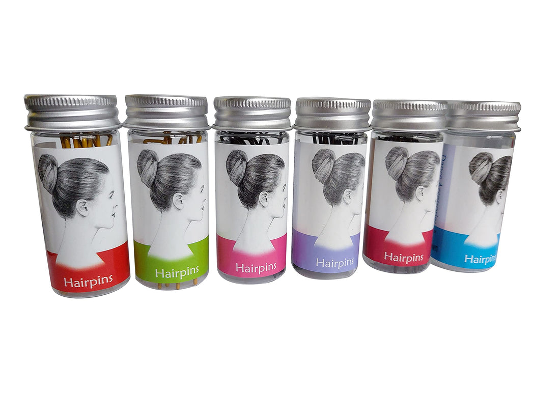 Hairpins for Bun ROCST Bobby Pins Clips for Ballet Woman girl Hairdressing salon (2 inch, Brown12pcs) (Blonde, 3 inch (Pack of 12))