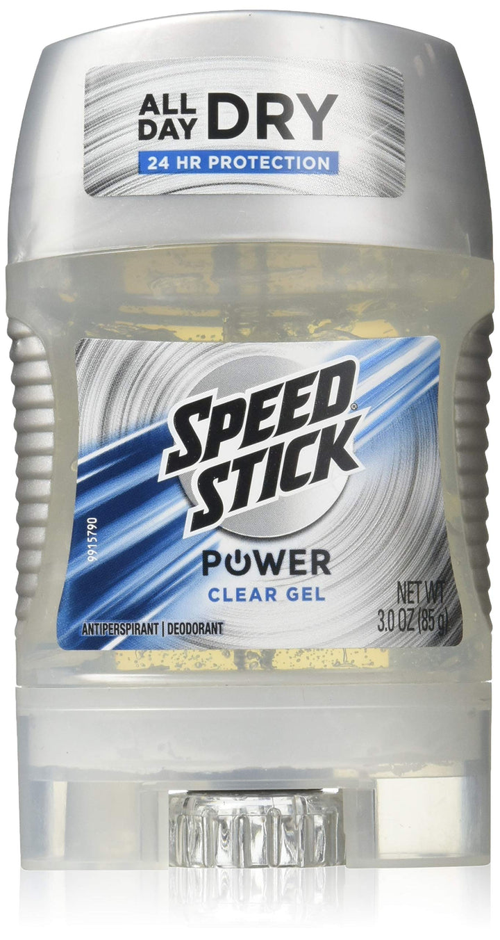 Pack of 3 : Speed Stick Anti-Perspirant Deodorant Power Clear Gel 3 oz (Packs of 3)