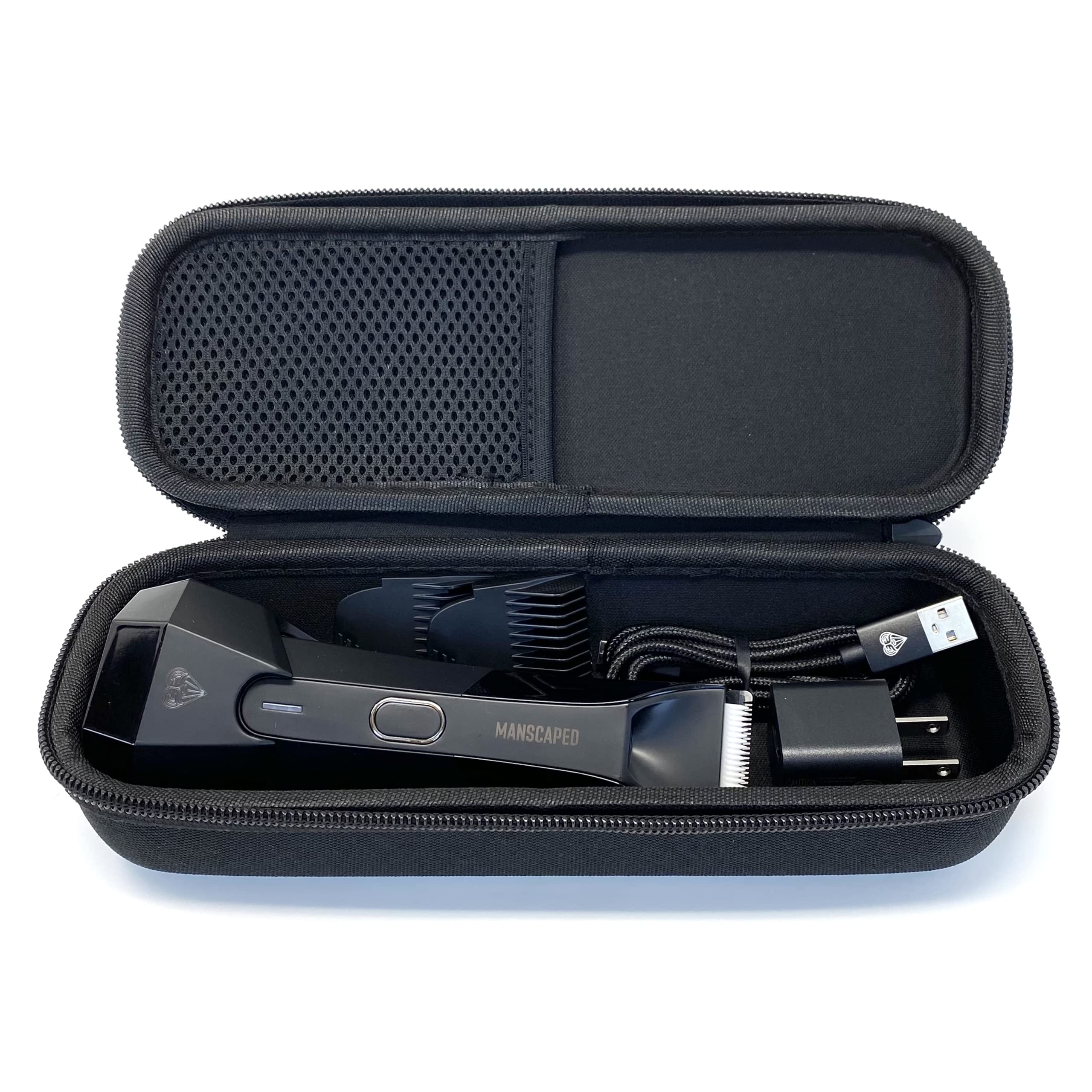 Arber Hard Case for Manscaped Lawn Mower 4.0 Trimmer - Protective Organizer for Trimmer and Accessories - Case Only