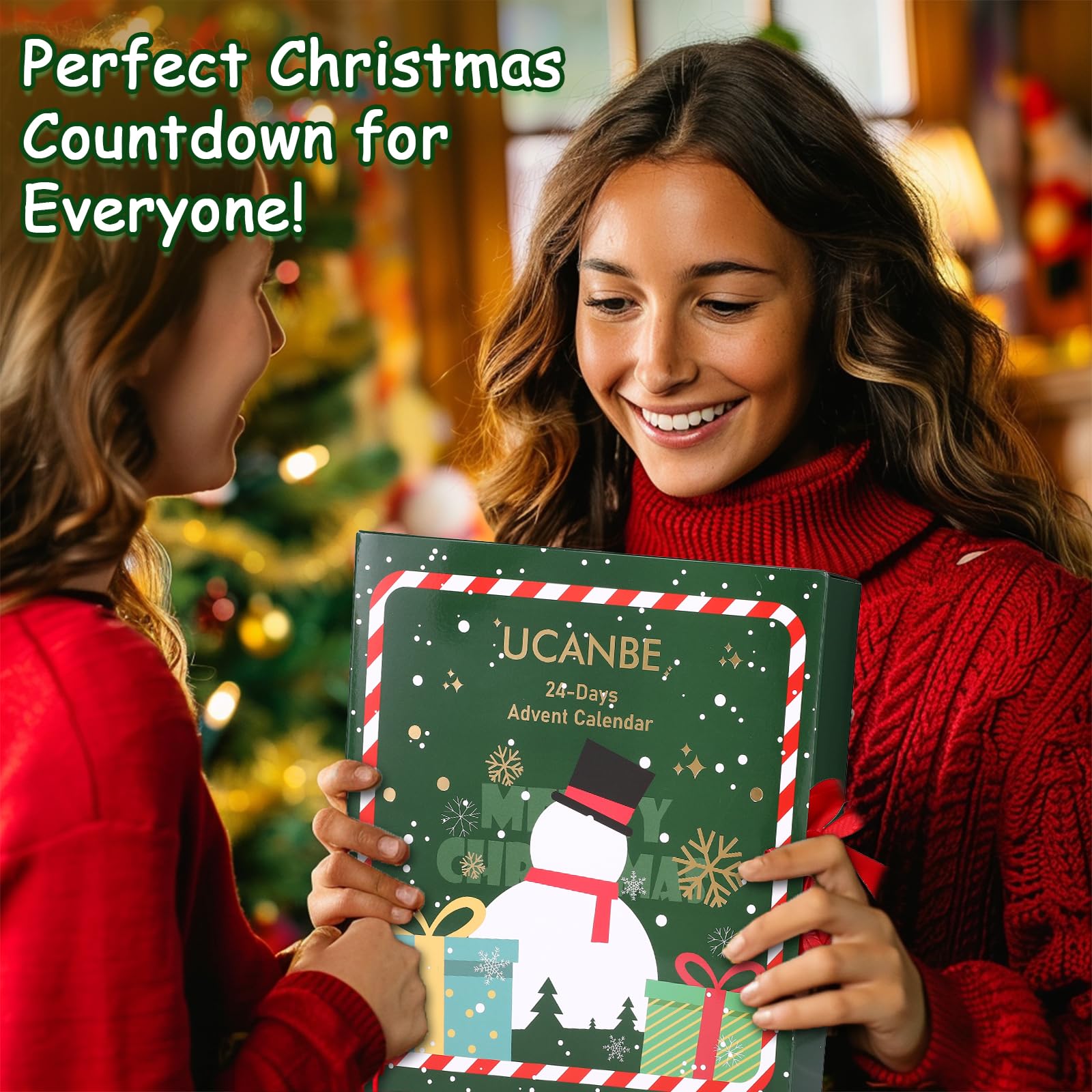 UCANBE Makeup Advent Calendar 2024 for Women Teens Girls, 24 Piece Christmas Holiday Gift Sets, Beauty & Cosmetic Surprises Countdown