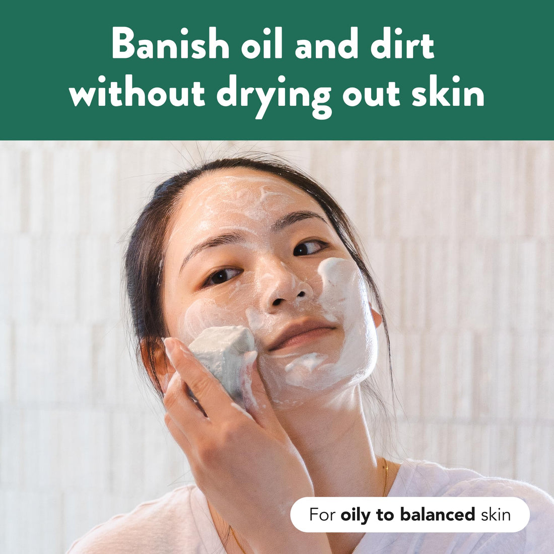Ethique Facial Cleansing Bars Variation (Deep Green, 1 Pack)