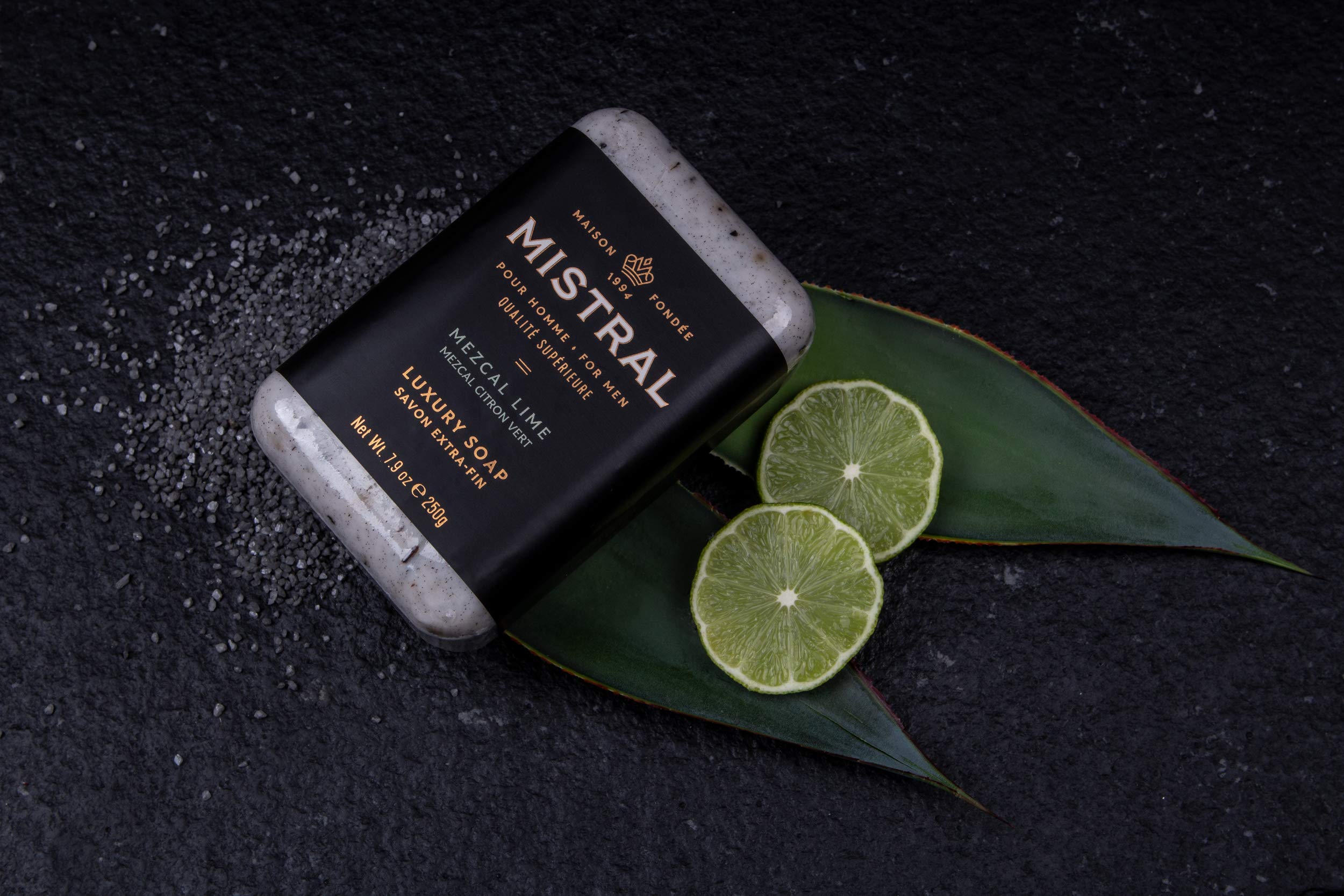 Mistral Bar Soap Organic, Mezcal Lime, Large Bar