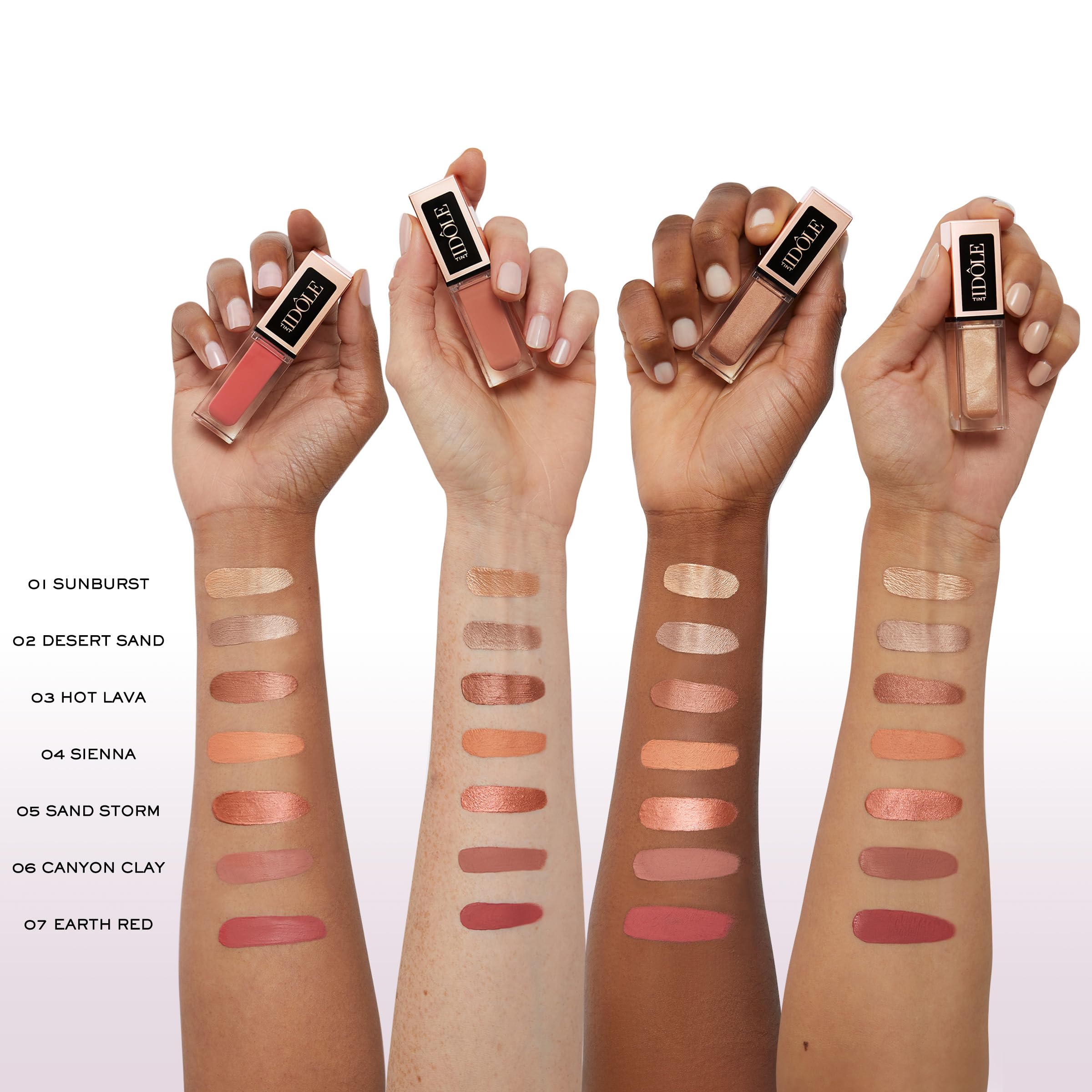 Lancôme Idôle Tint Long Wear Liquid Eyeliner & Eyeshadow - Multi-Use Eye Makeup in Matte & Shimmer Finishes - Buildable Color & Up to 16H of Wear - 02 Desert Sand: Neutral Bronze Shimmer