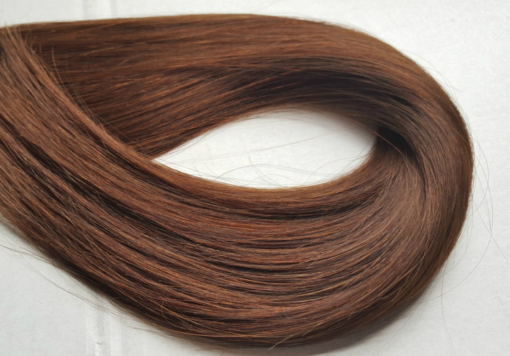 Tressmatch 16 18 Remy (Remi) Human Hair Clip In Extensions Chocolate Brown (Color #4) 9 Pieces (Pcs) Full Head Set [Set Weight: 4.2oz/120grams]