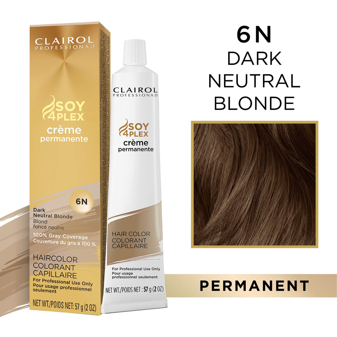 Clairol Permanent CrÃƒ¨me, 6n Dark Neutral Blonde, 2 oz.
