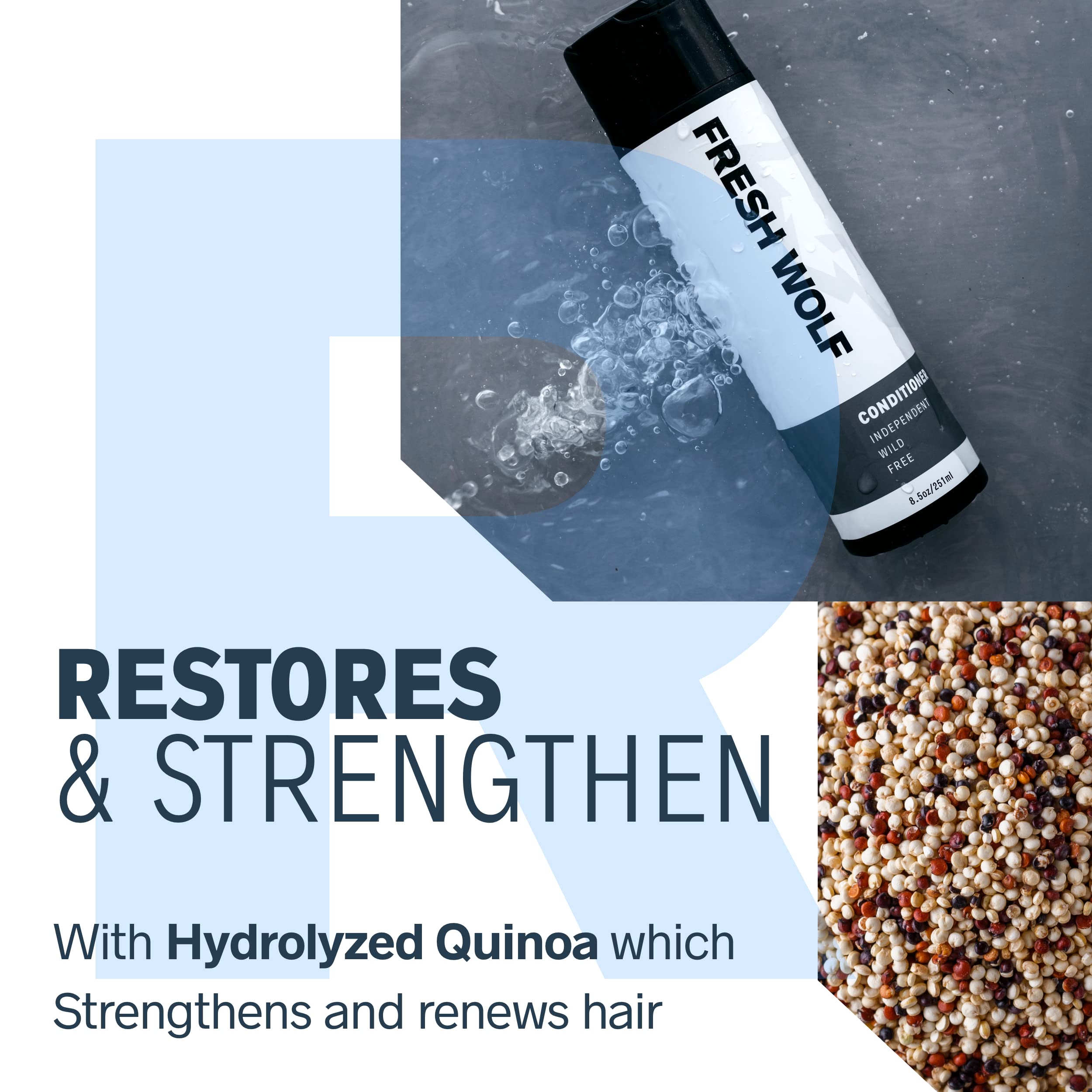 Hair Conditioner | All Hair Types/Textures | Repair Damage + Ultra Hydrating + Thickening | Made in the USA | Scented | 8.5oz