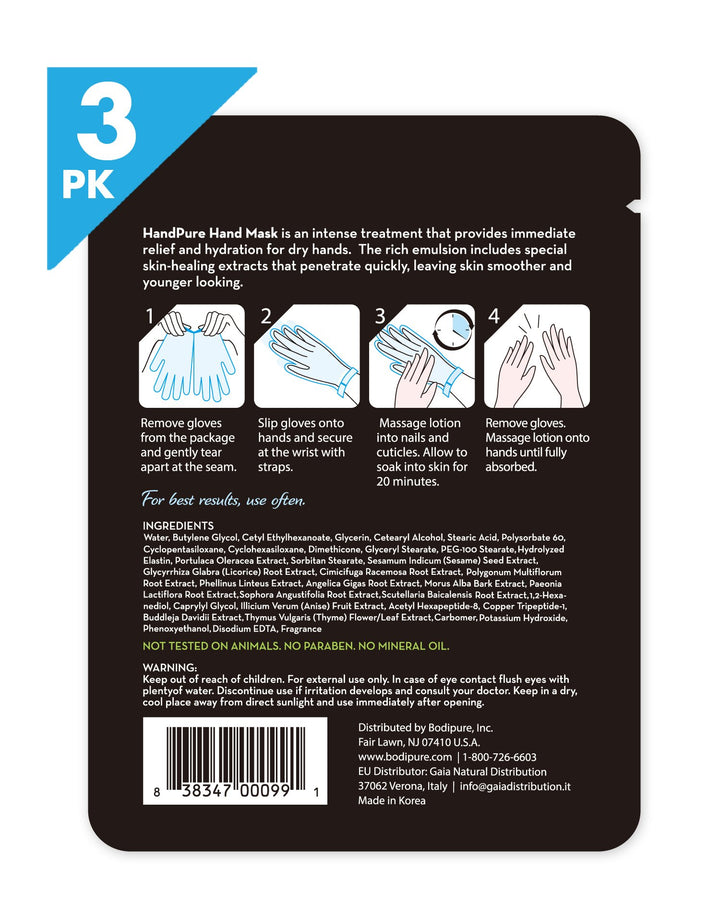 HandPure Hand Mask - Anti-Aging and Moisturizing Treatment...
