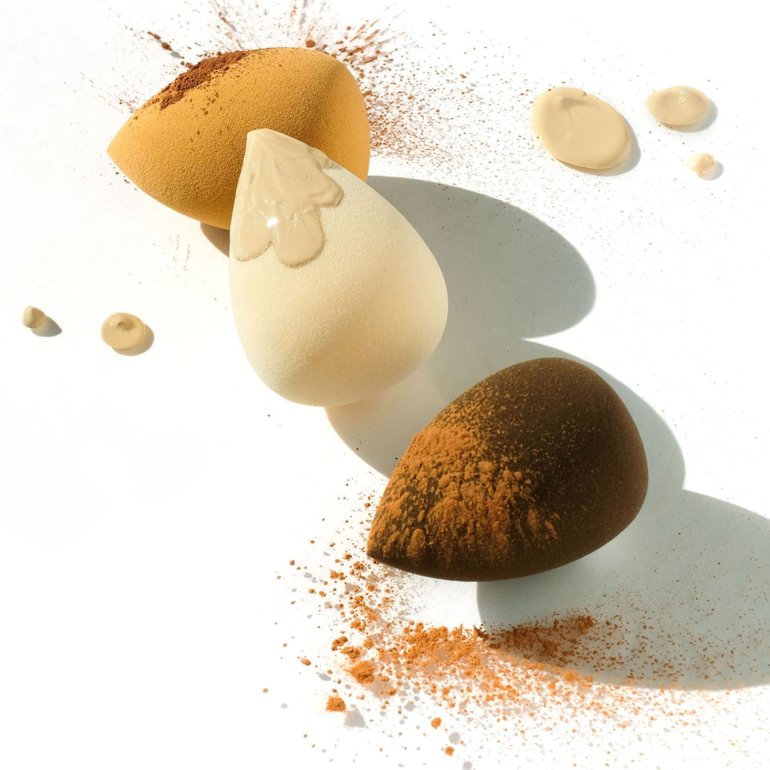 Beauty Bakerie - Organic Blending Eggs Beauty Sponges. Seamless Blending and Reduce Streaks. (6 Sponges)