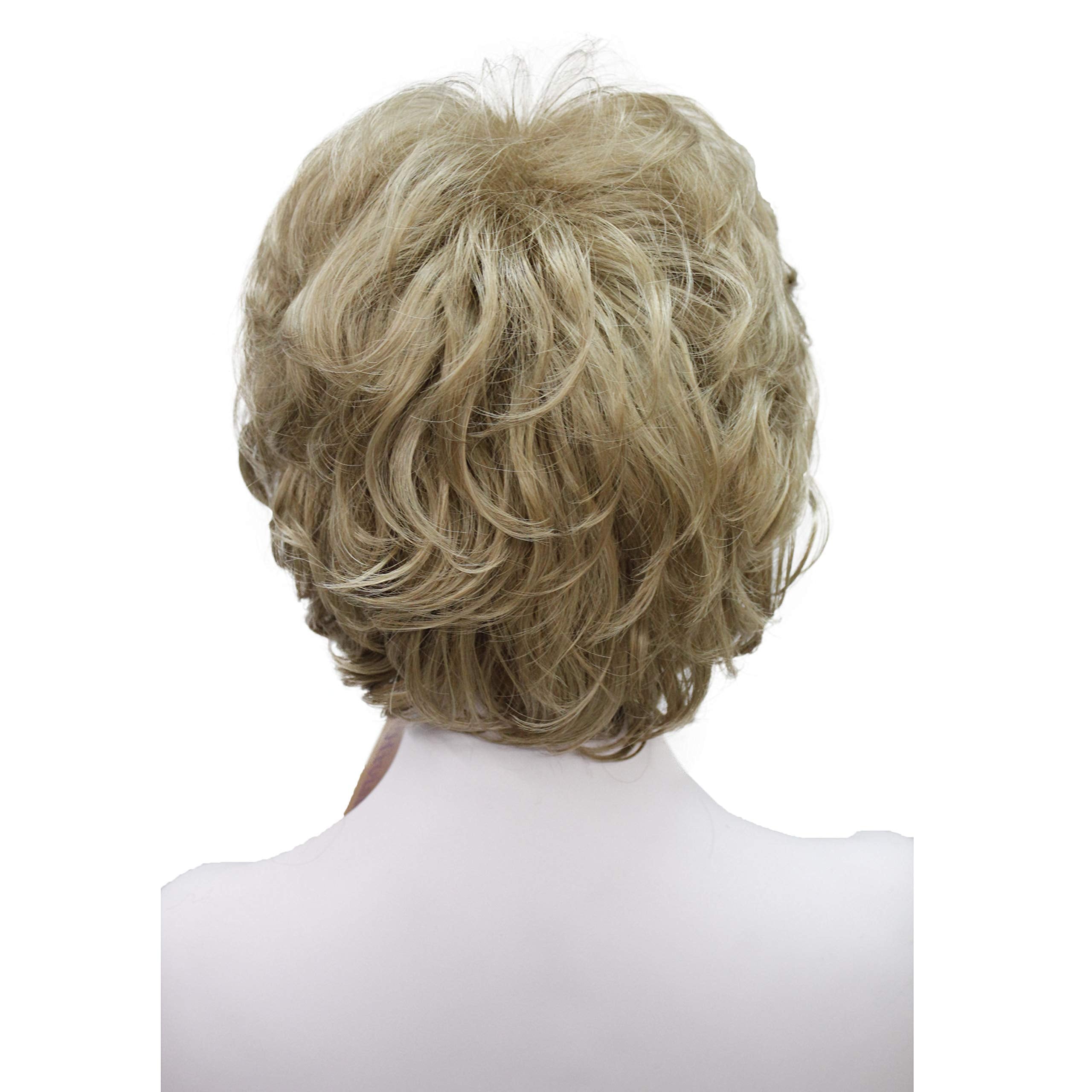Wigingway #19: Wiginway Ladies Wigs Short Wavy Bob Wigs For Women Synthetic Capless Full Wig 9 Colors