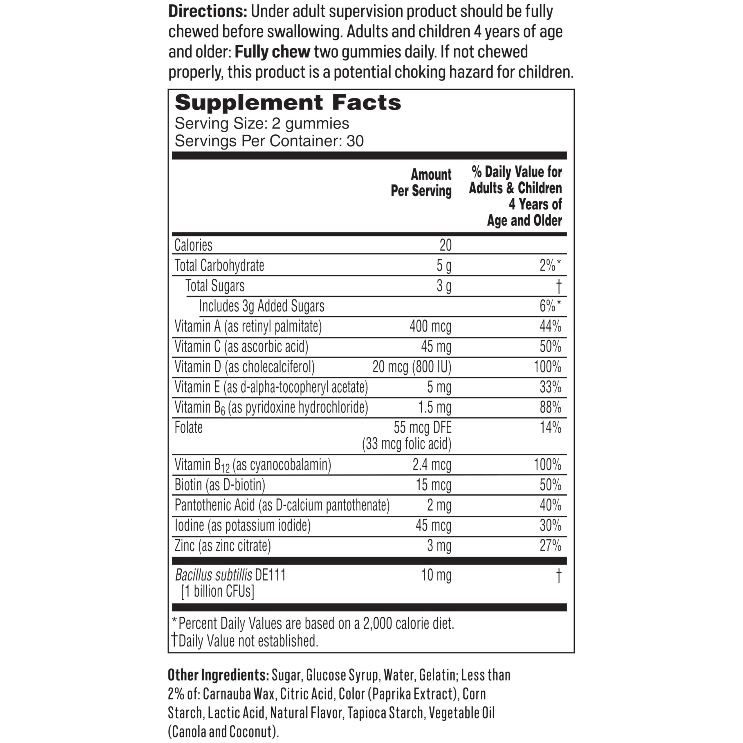 One A Day Kids Multi + Probiotic Kids Multivitamin Gummies, Kids Probiotics for Digestive Health, Kids Vitamins with Vitamin D for Immune Support, Orange Flavor, 60 Count