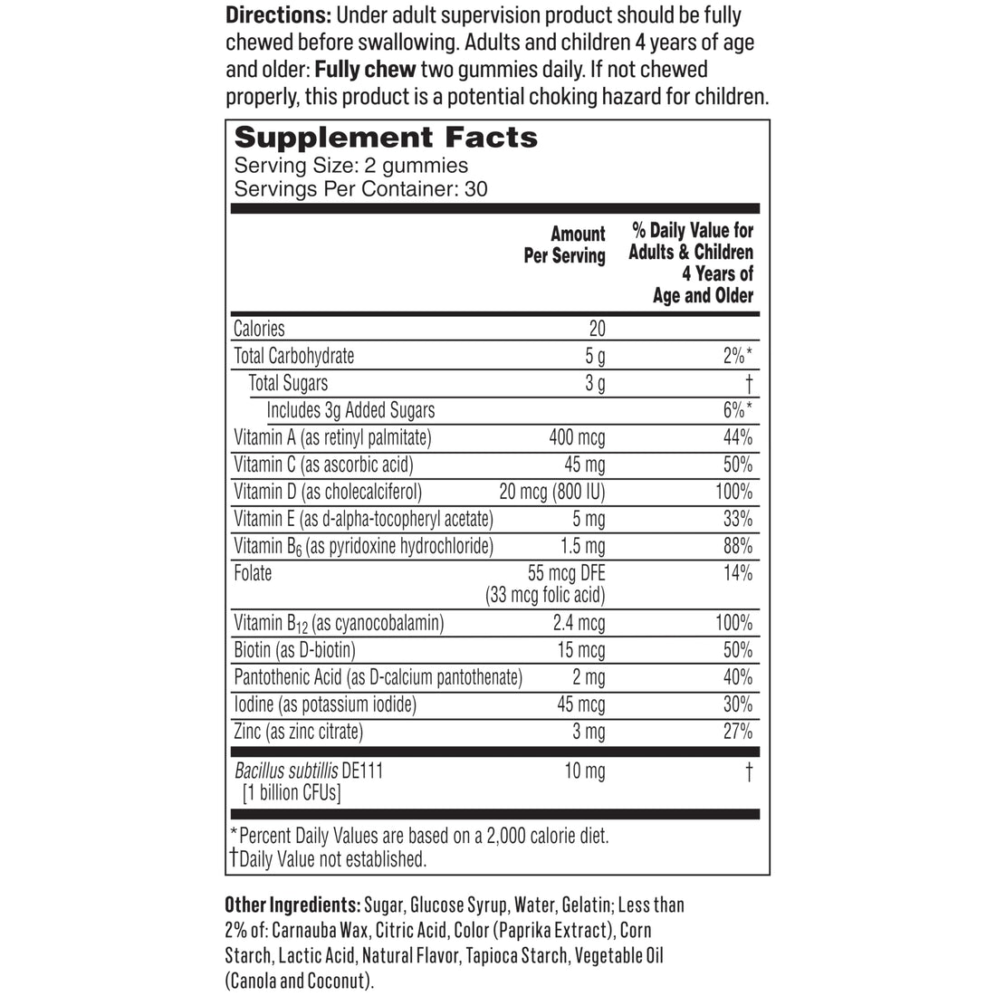 One A Day Kids Multi + Probiotic Kids Multivitamin Gummies, Kids Probiotics for Digestive Health, Kids Vitamins with Vitamin D for Immune Support, Orange Flavor, 60 Count