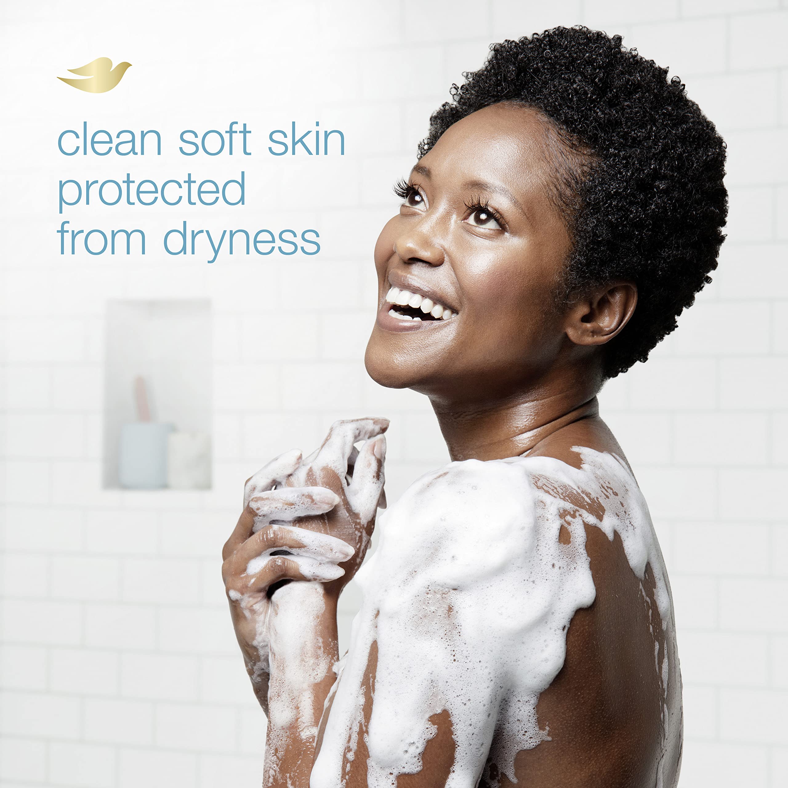 Dove Beauty Bar For All Skin Types Antibacterial Protects from Skin Dryness, 3.75 oz (14 Bar), 52.5 Ounce