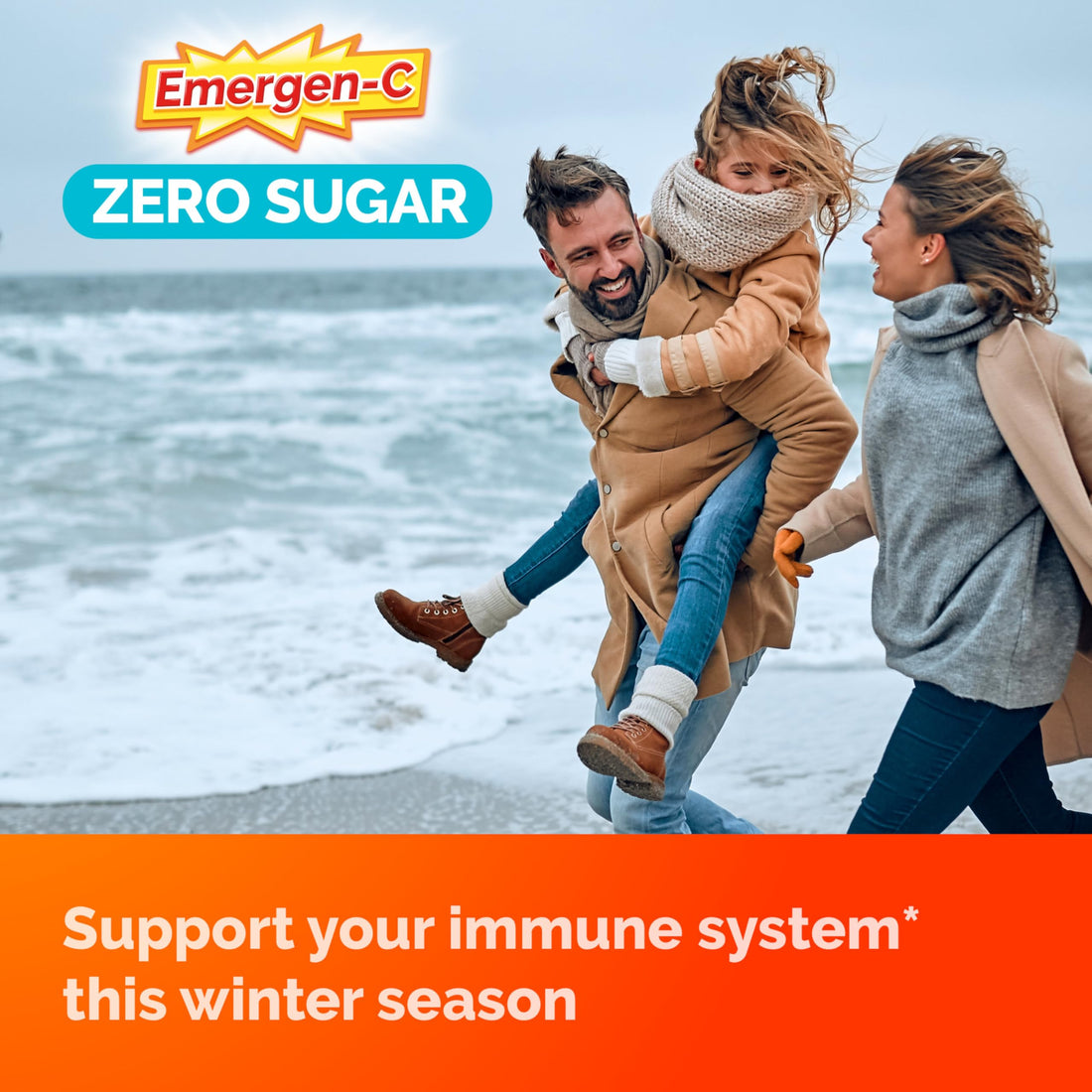 Emergen-C Zero Sugar Immune Support Adult Gummies 36 Count