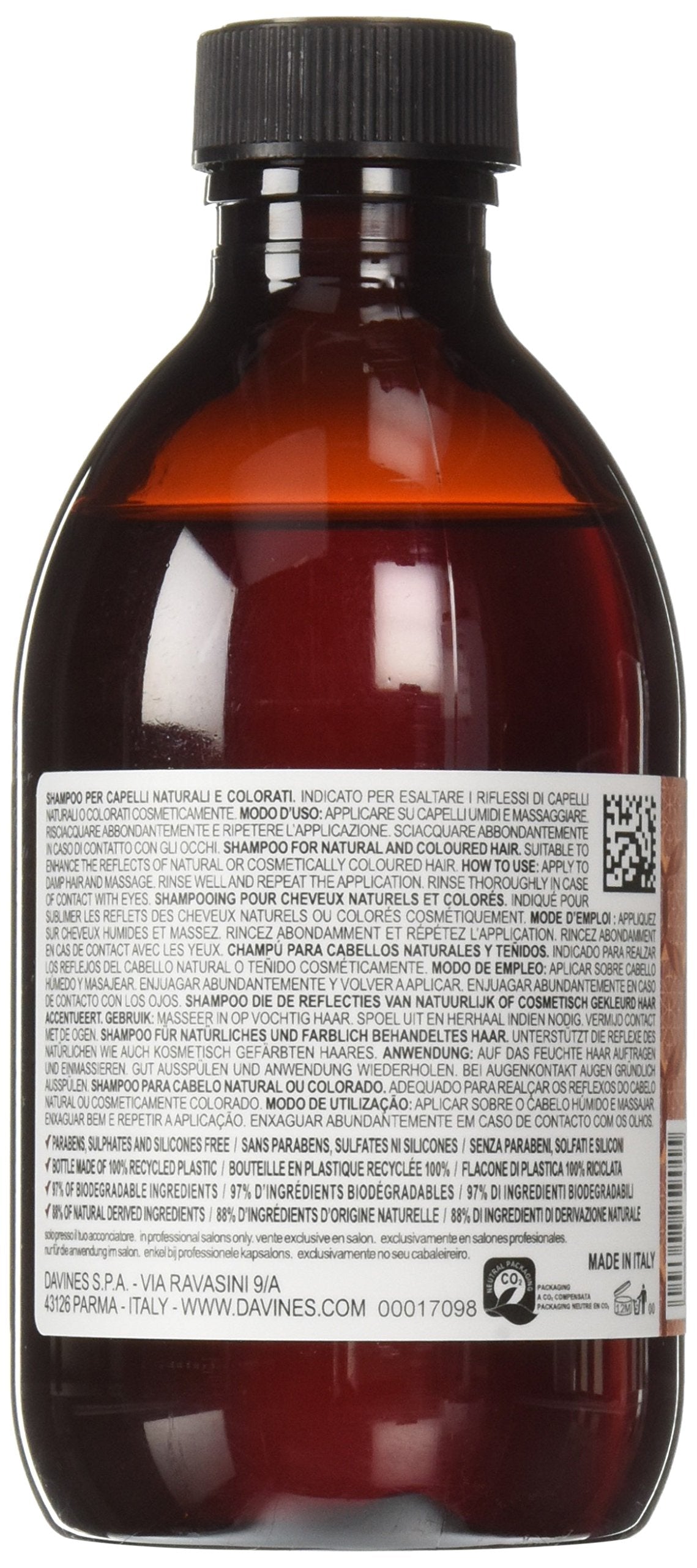 Davines Alchemic Copper Shampoo, 250ml