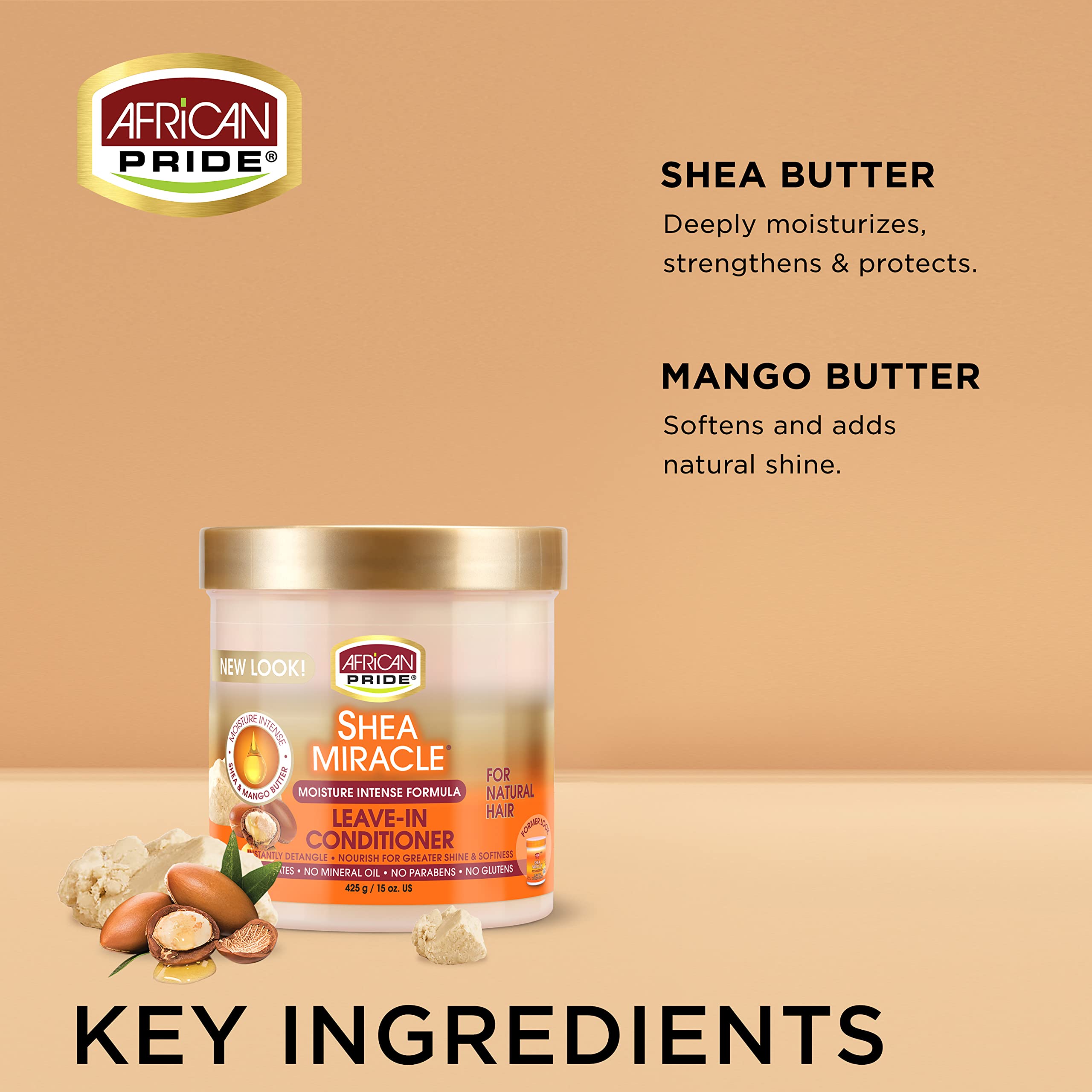 African Pride Shea Butter Miracle Leave-In Cond.15 Ounce (443ml) (2 Pack)