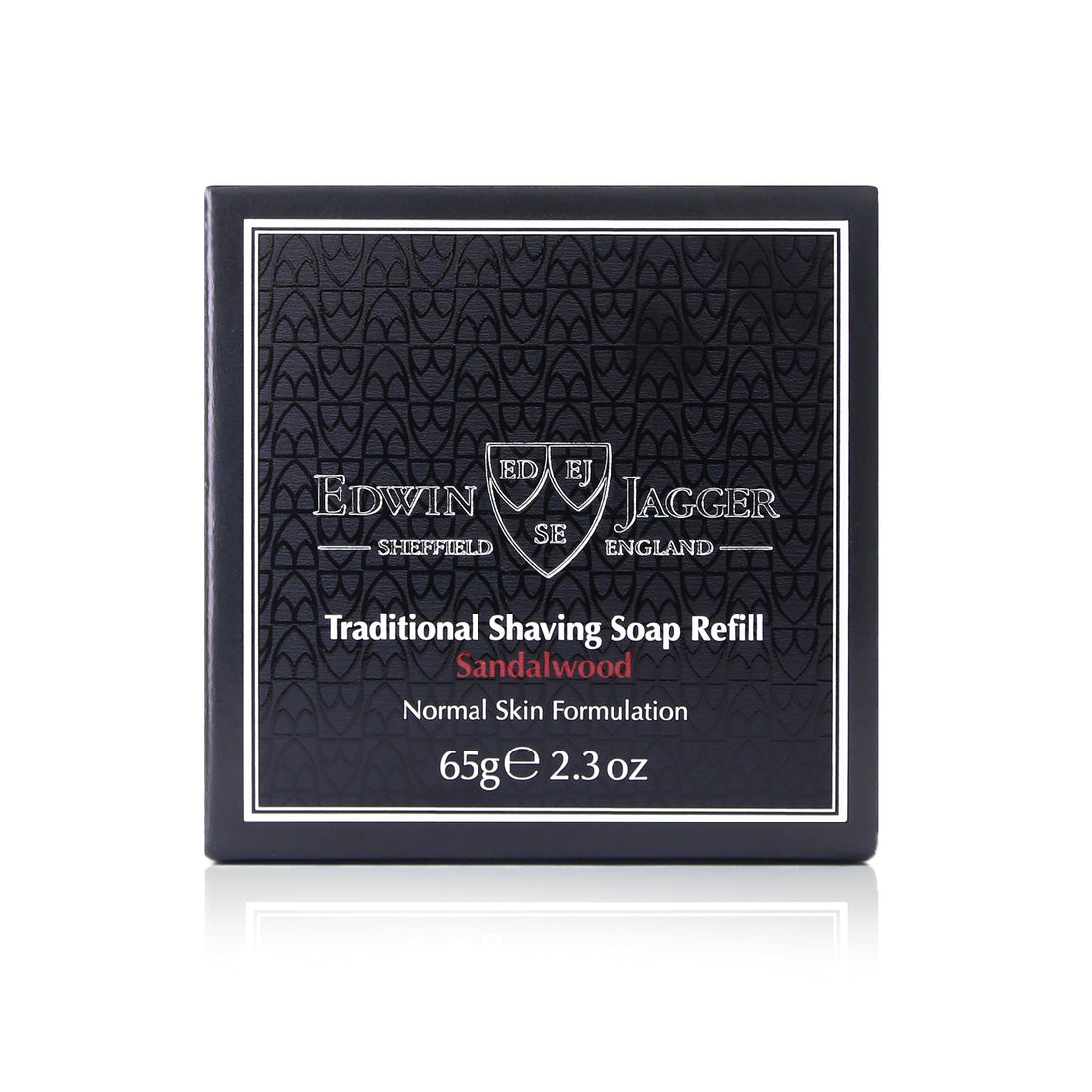 Edwin Jagger 99.9% Natural Traditional Shaving Soap Refill, Sandalwood - 2.3 oz