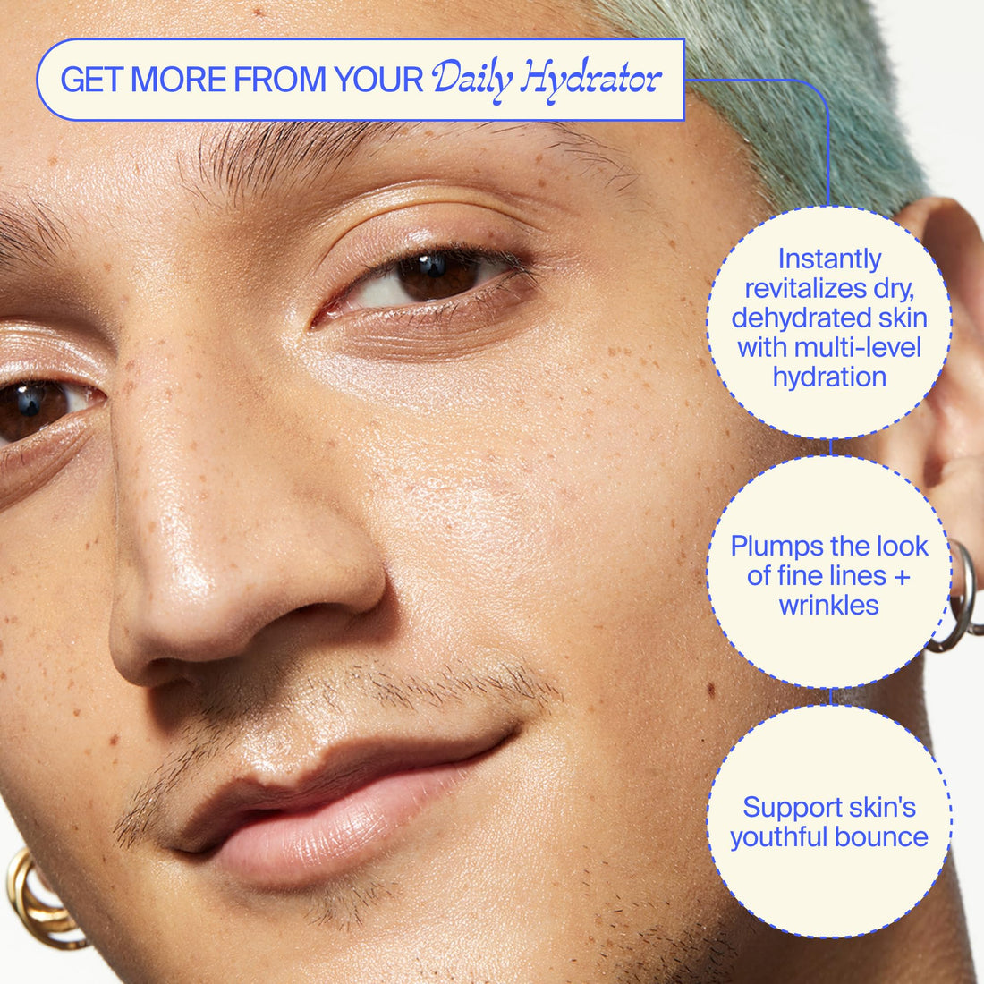 Youth To The People Triple Peptide + Oasis Face Serum (1 fl oz), Hydrates + Plumps Dry Skin, Hyaluronic Acid + Peptides, Fragrance-free, Vegan