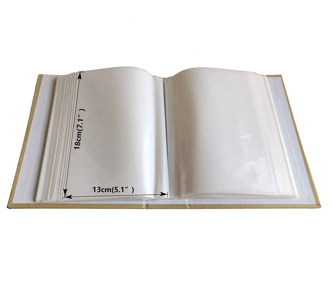 Photo Album Hold 100 Pockets,Kraft Paper Photo Album 5x 7,Kid Photo Album Hold,Children's Pictures Album(Dolphin)