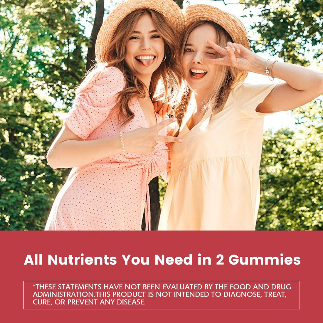 Nature's Key Women's Strawberry Flavored Multivitamin Gummies, 90 Count, Immune Support, 18 Essential Vitamins, Niacin, Pantothenic Acid, Biotin, Calcium & Folic Acid