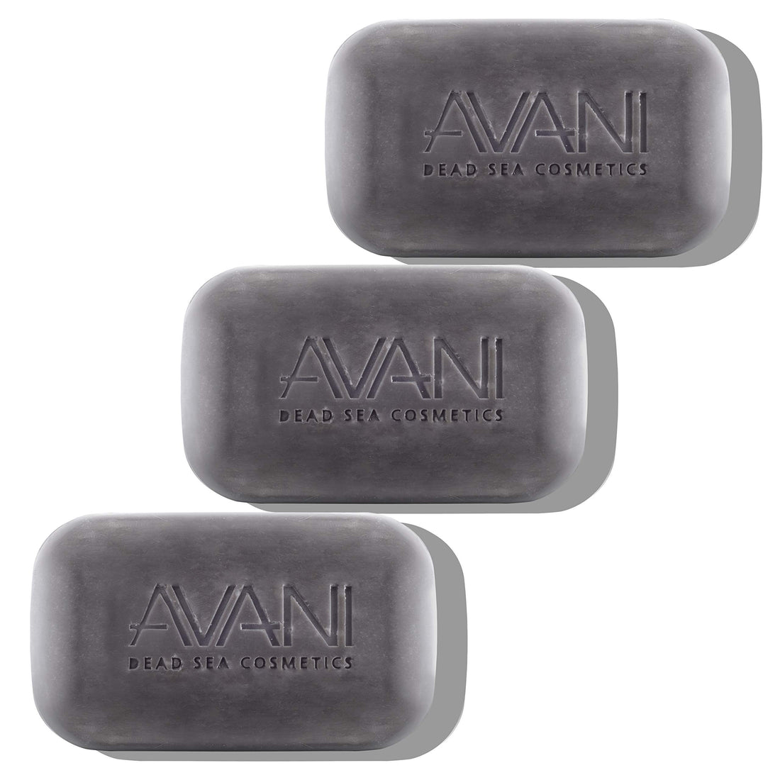 3 Pcs Avani Dead Sea Purifying Mud Soap 125gr.