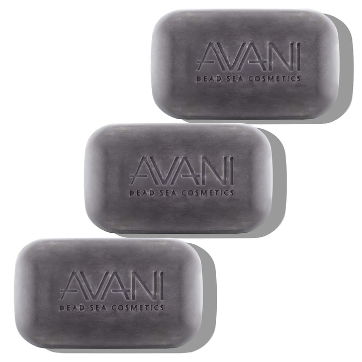 3 Pcs Avani Dead Sea Purifying Mud Soap 125gr.