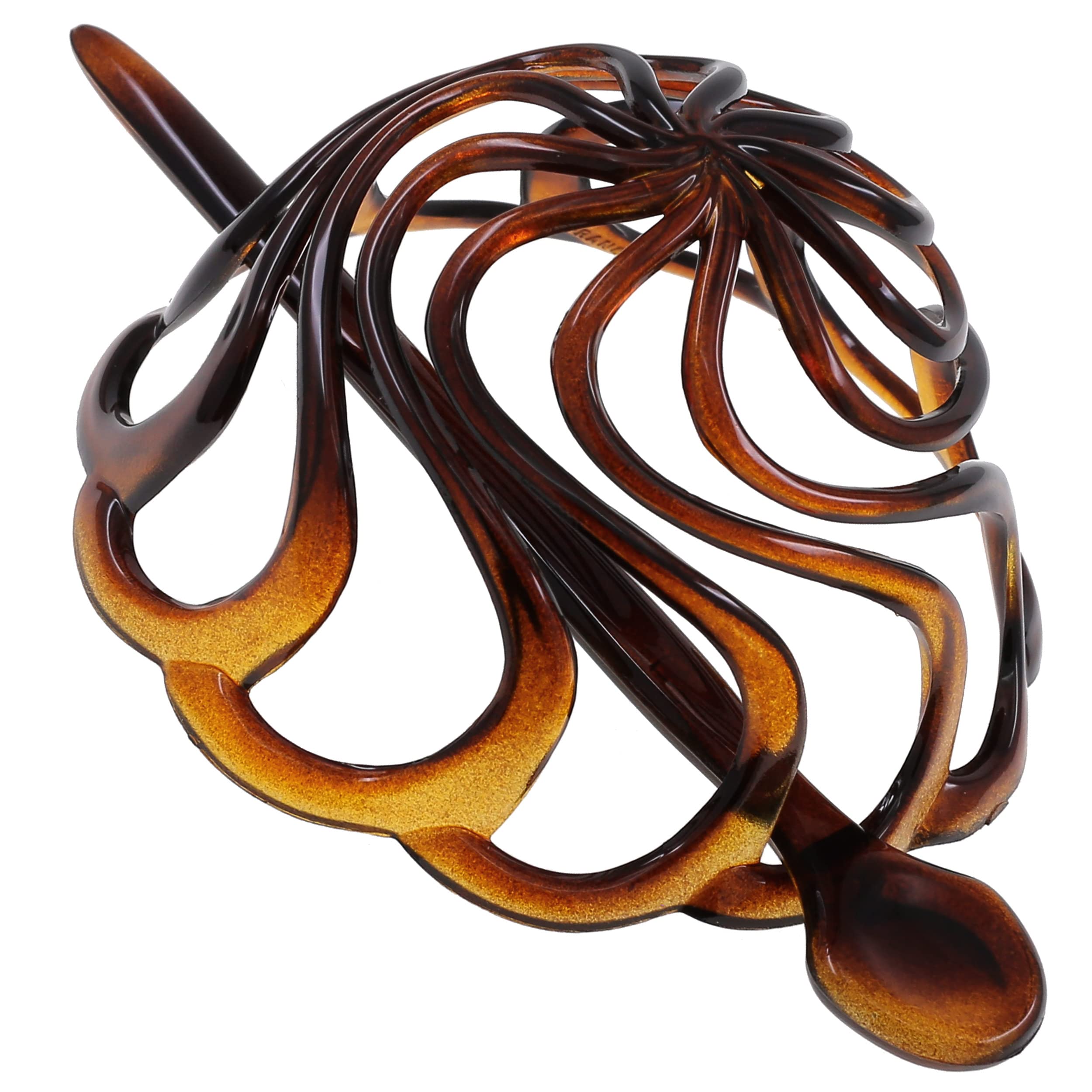 Camila Paris CP16 French woman Hair Accessories (3 1/2) Hair Bun Ponytail Holder. Hair Updo Bun Cover Cap. Strong and Durable Hair Ornaments. Made in France