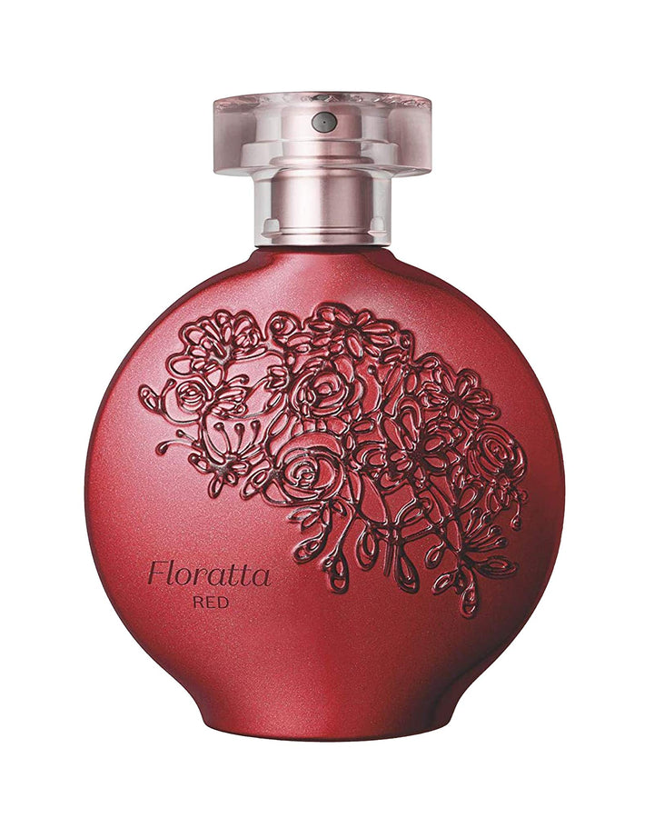 O BoticÃƒ¡rio Floratta Red Eau de Toilette, Long-Lasting, Fresh Floral Fragrance Perfume for Women, 2.5 Ounce