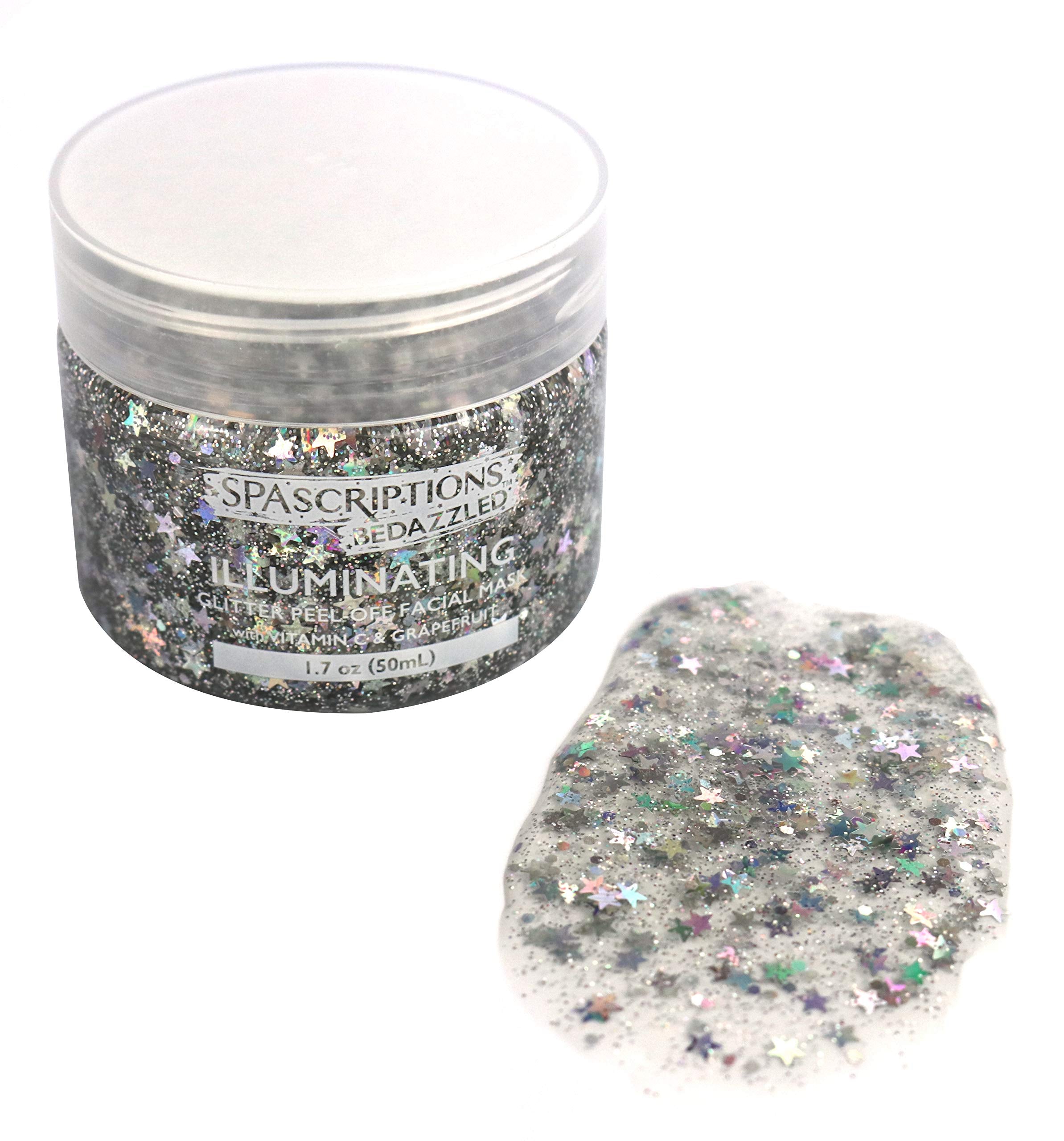 SpaScriptions BeDazzled- Firming & Pore Refining Glitter Peel-Off Masks